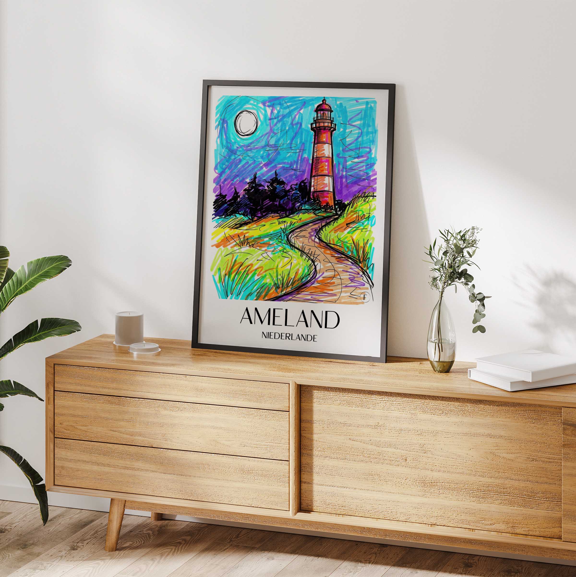 ameland-niederlande-poster-graffiti