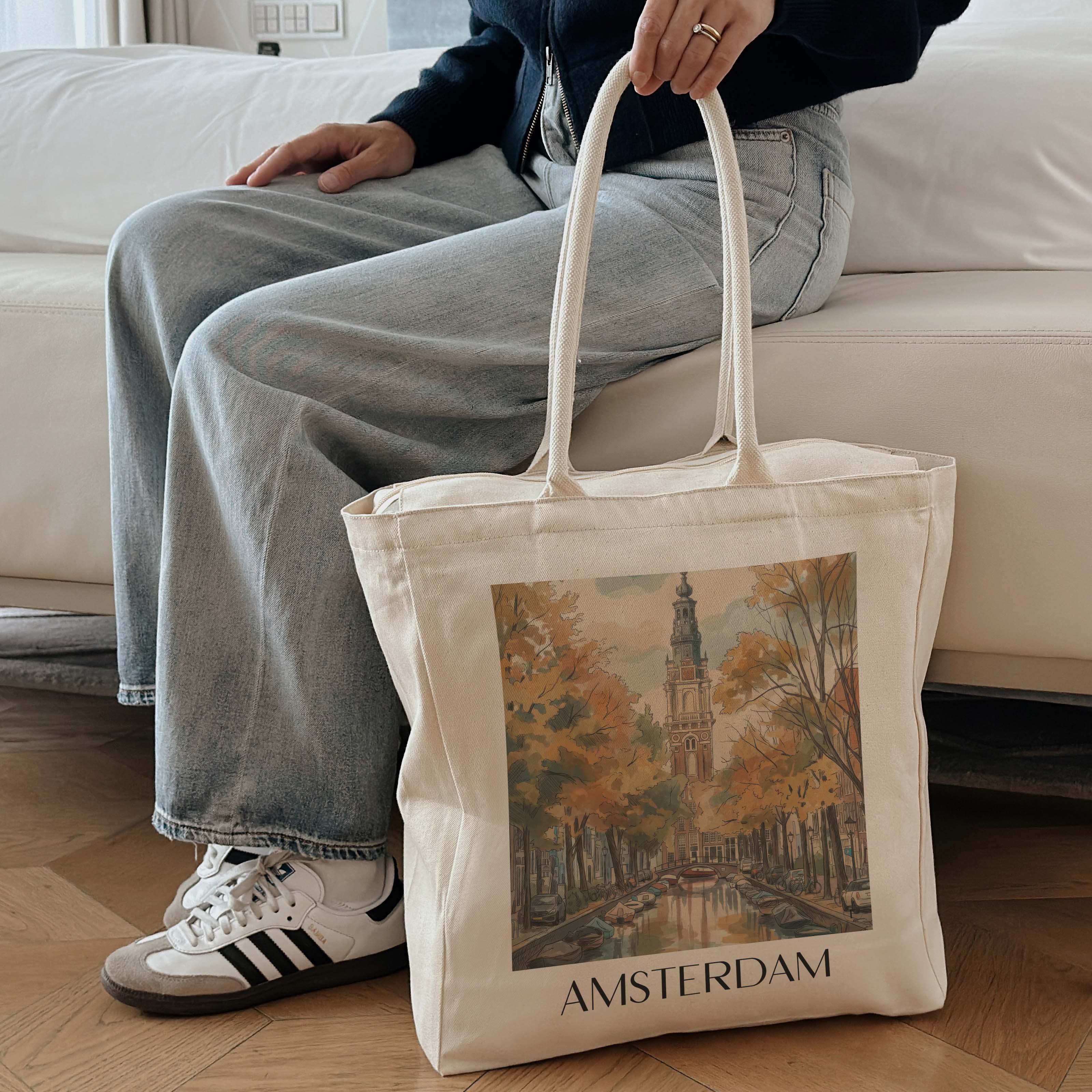 amsterdam-niederlande-einkaufstasche-aquarell