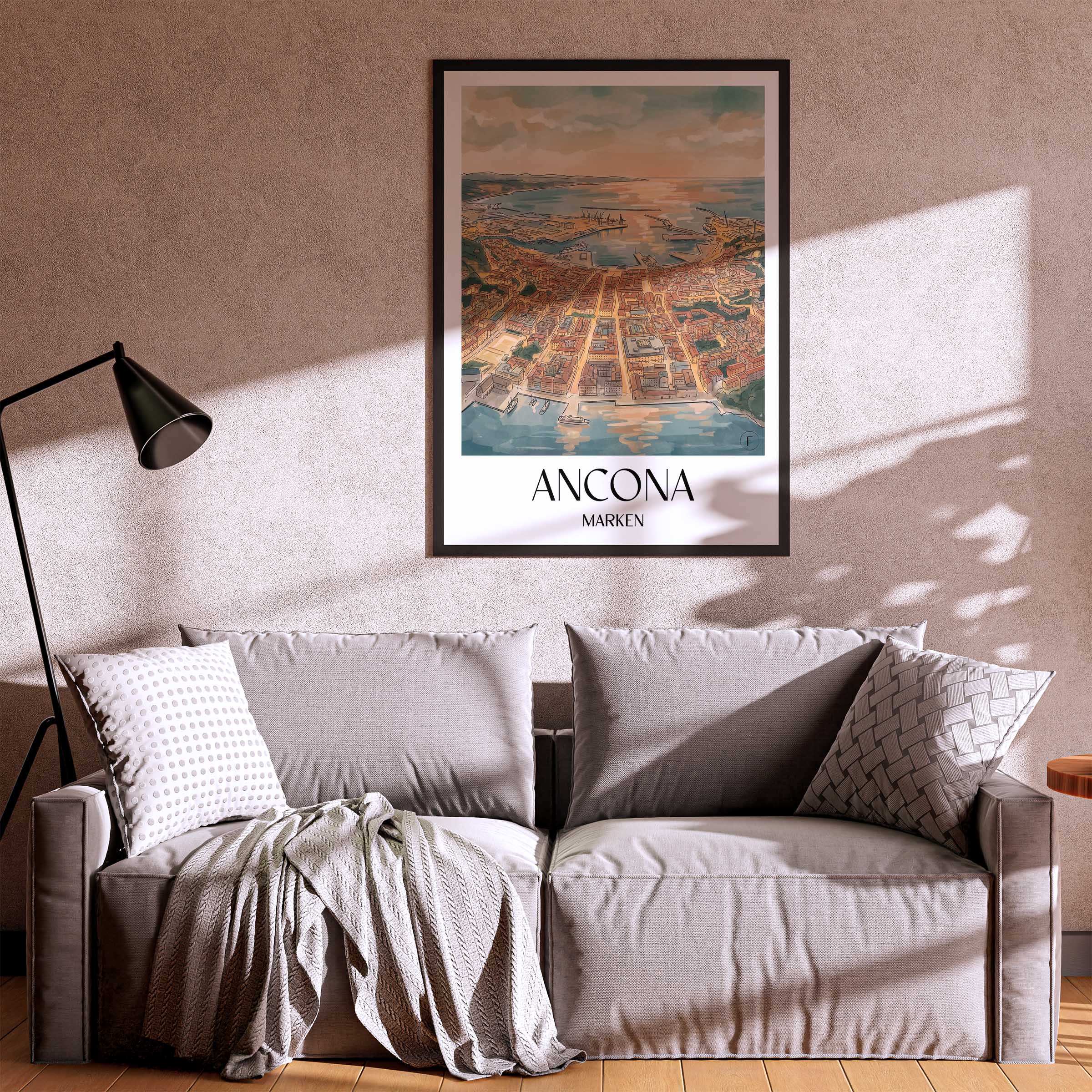 ancona-marken-italien-poster-aquarell
