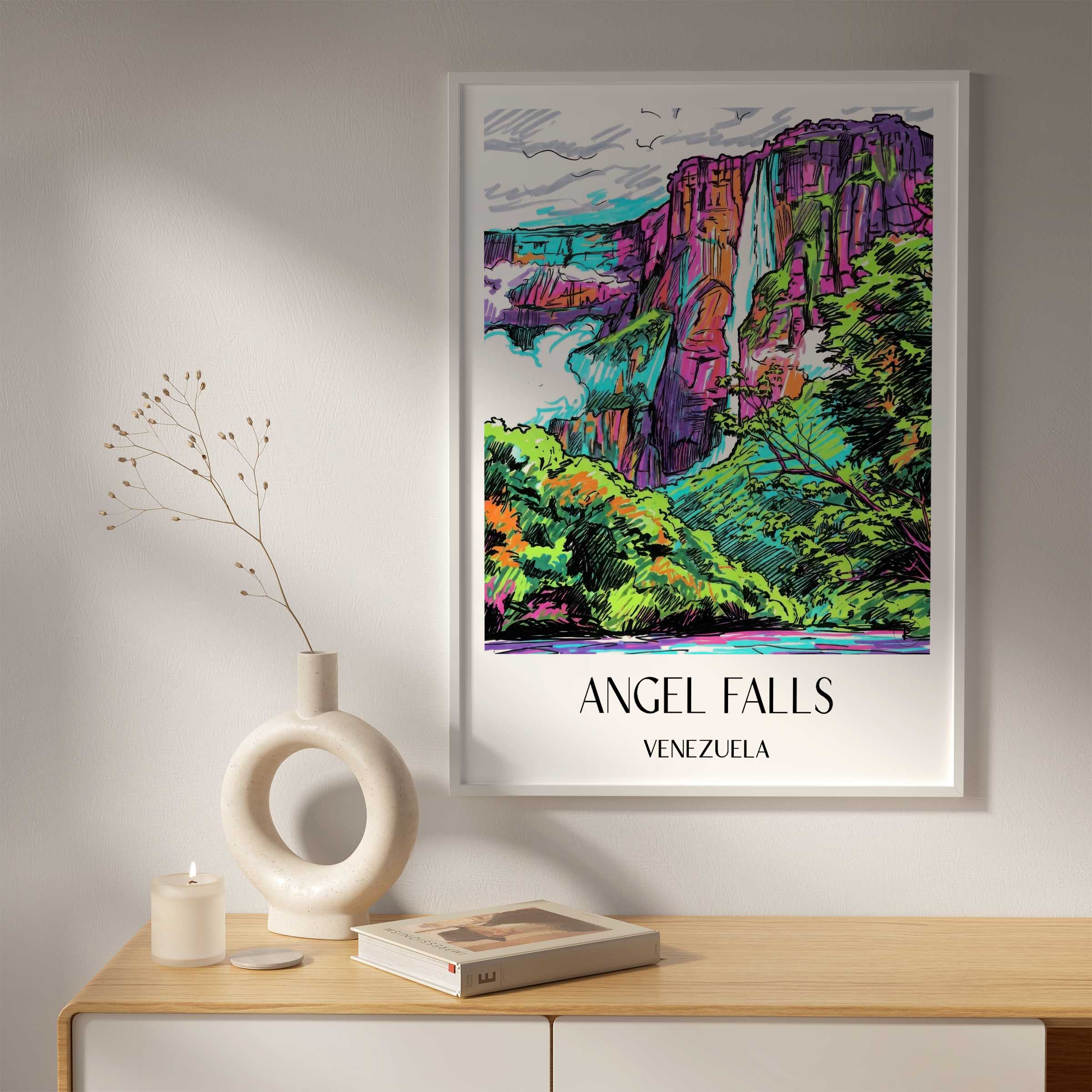 angel-falls-venezuela-poster-graffiti