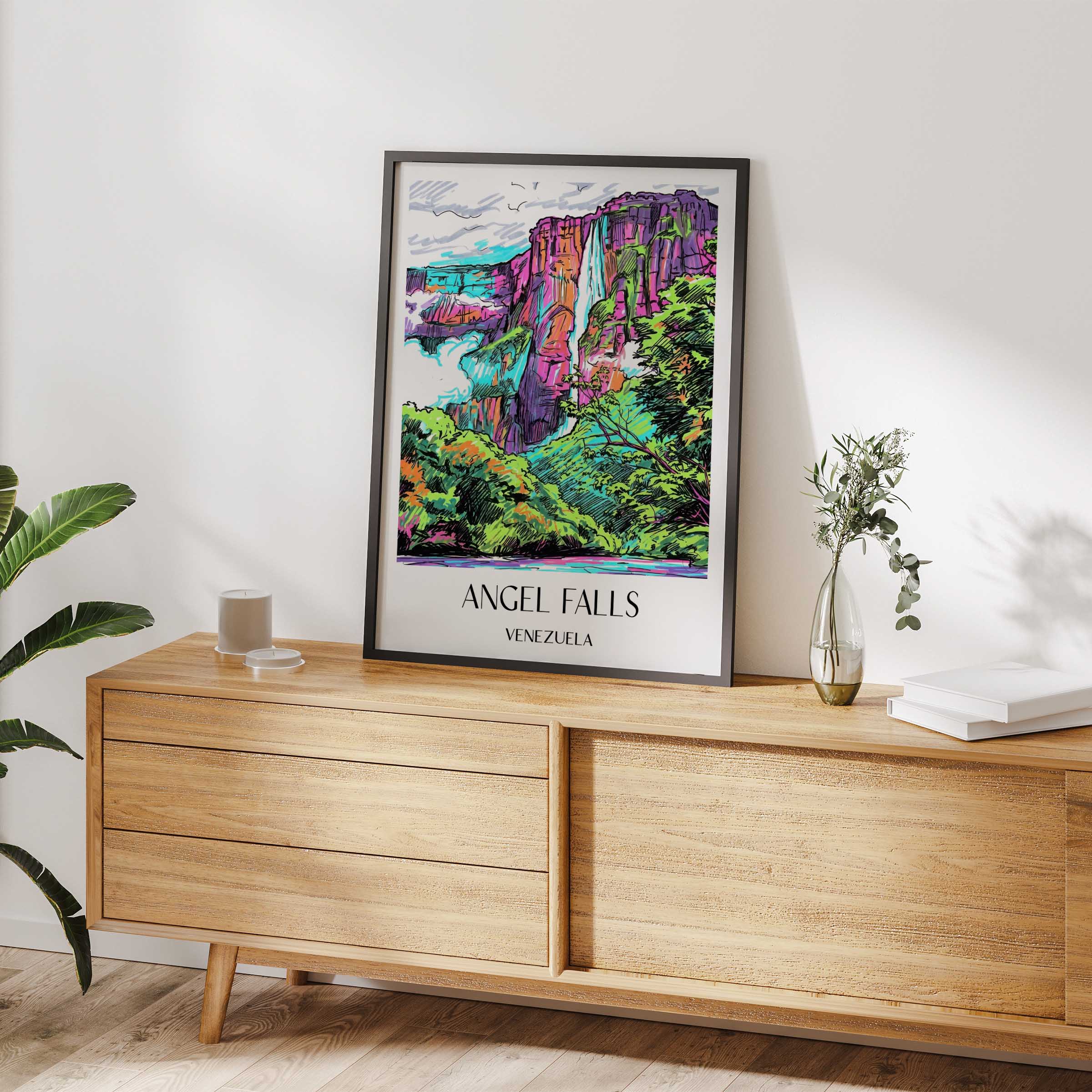 angel-falls-venezuela-poster-graffiti