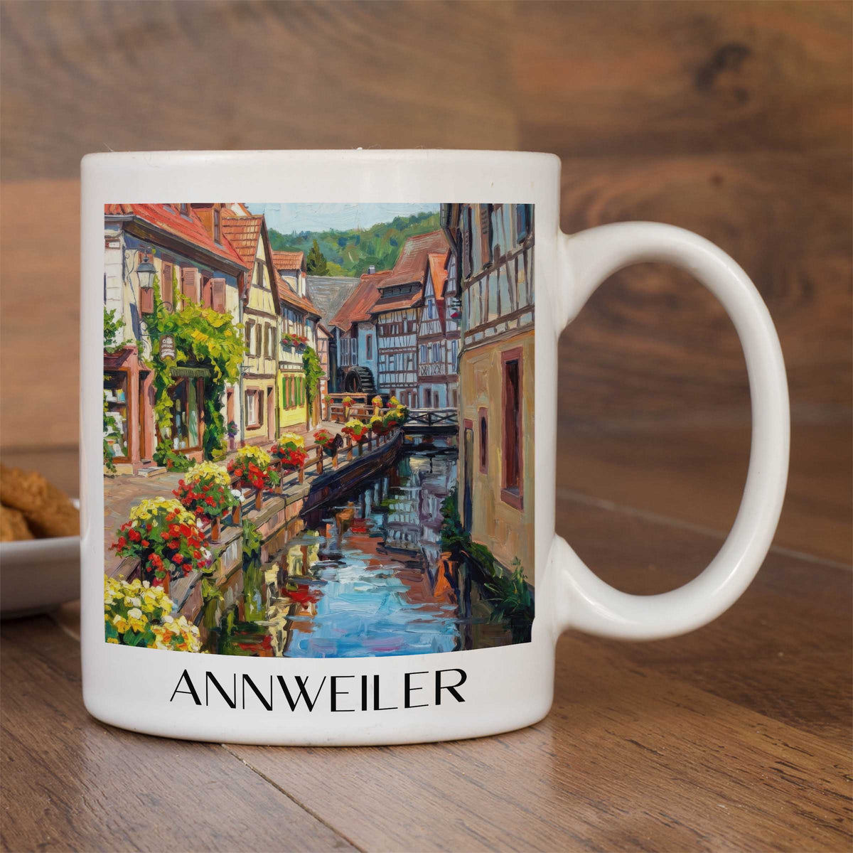 annweiler-pfälzerwald-deutschland-kaffeebecher-oil-painting-oelgemaelde