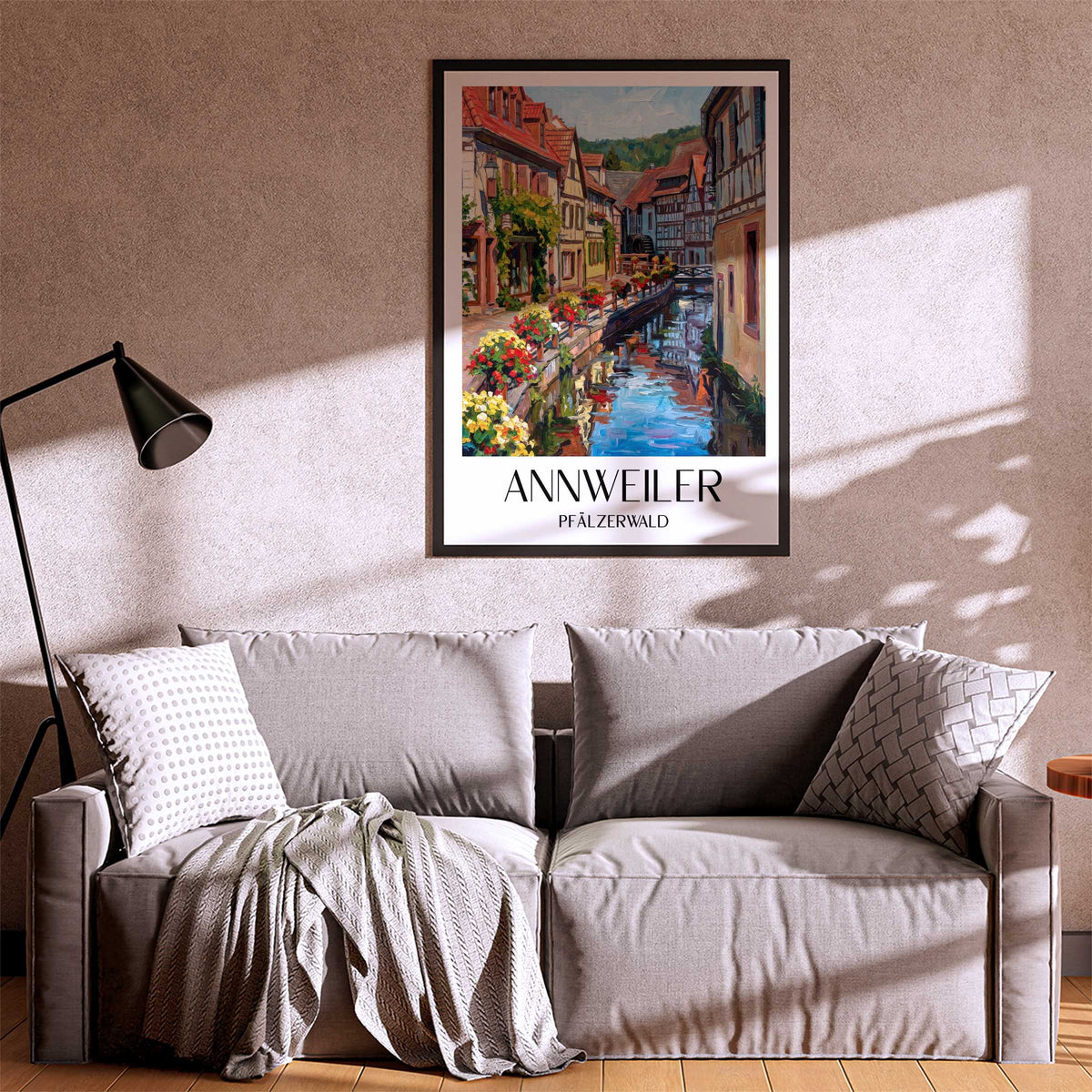 annweiler-pfälzerwald-deutschland-poster-oil-painting-oelgemaelde