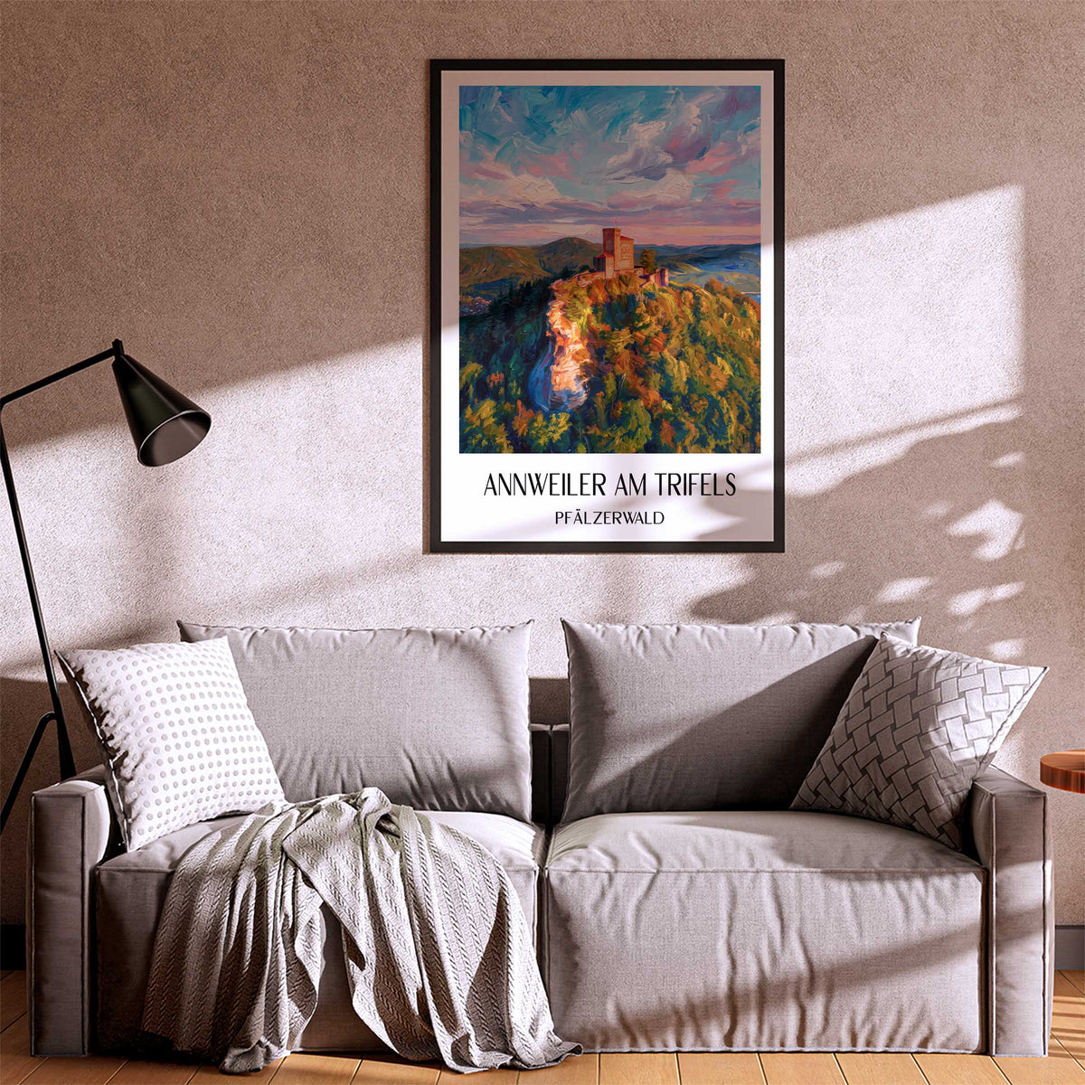 annweiler-am-trifels-pfälzerwald-deutschland-poster-oil-painting-oelgemaelde