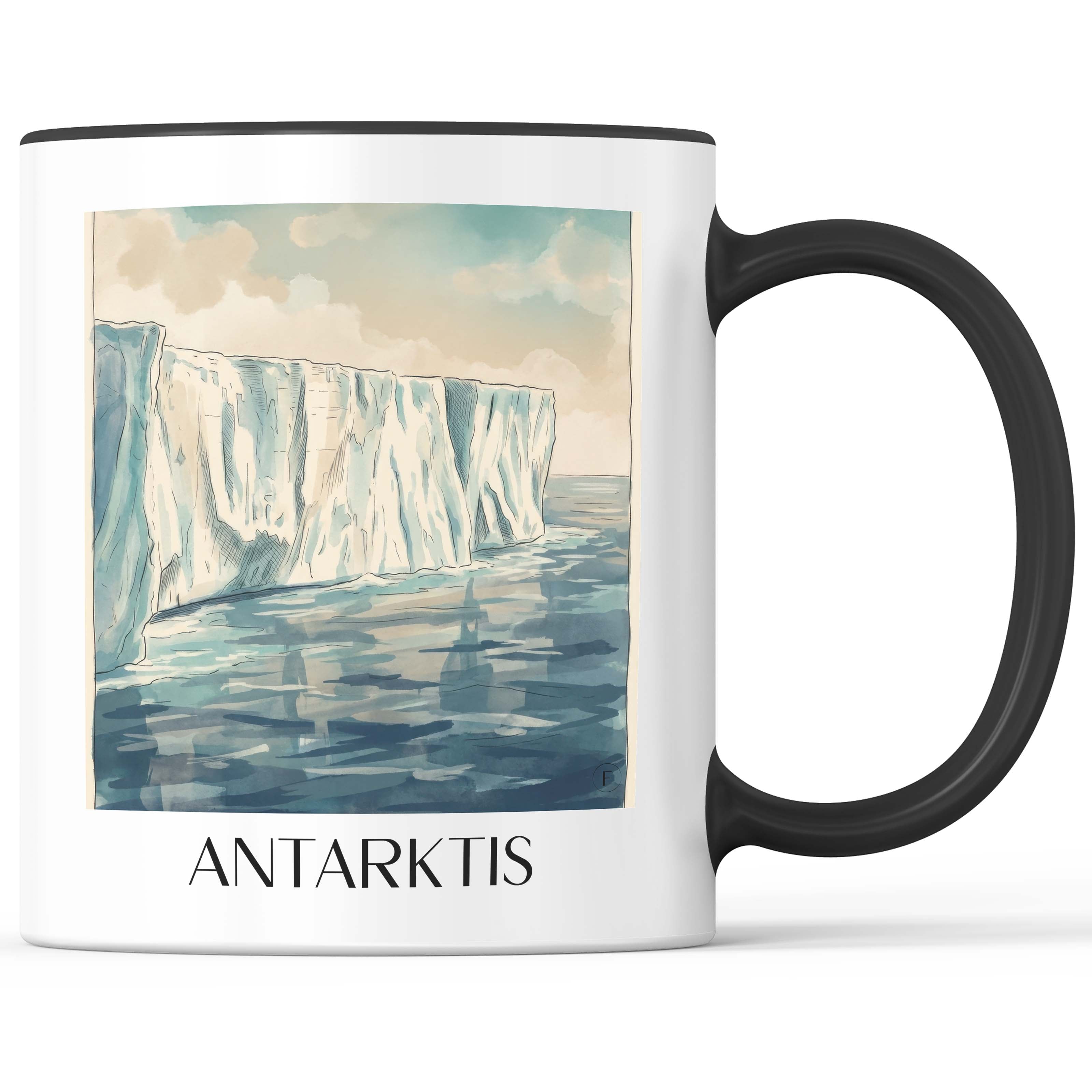 antarktis-kaffeebecher-aquarell
