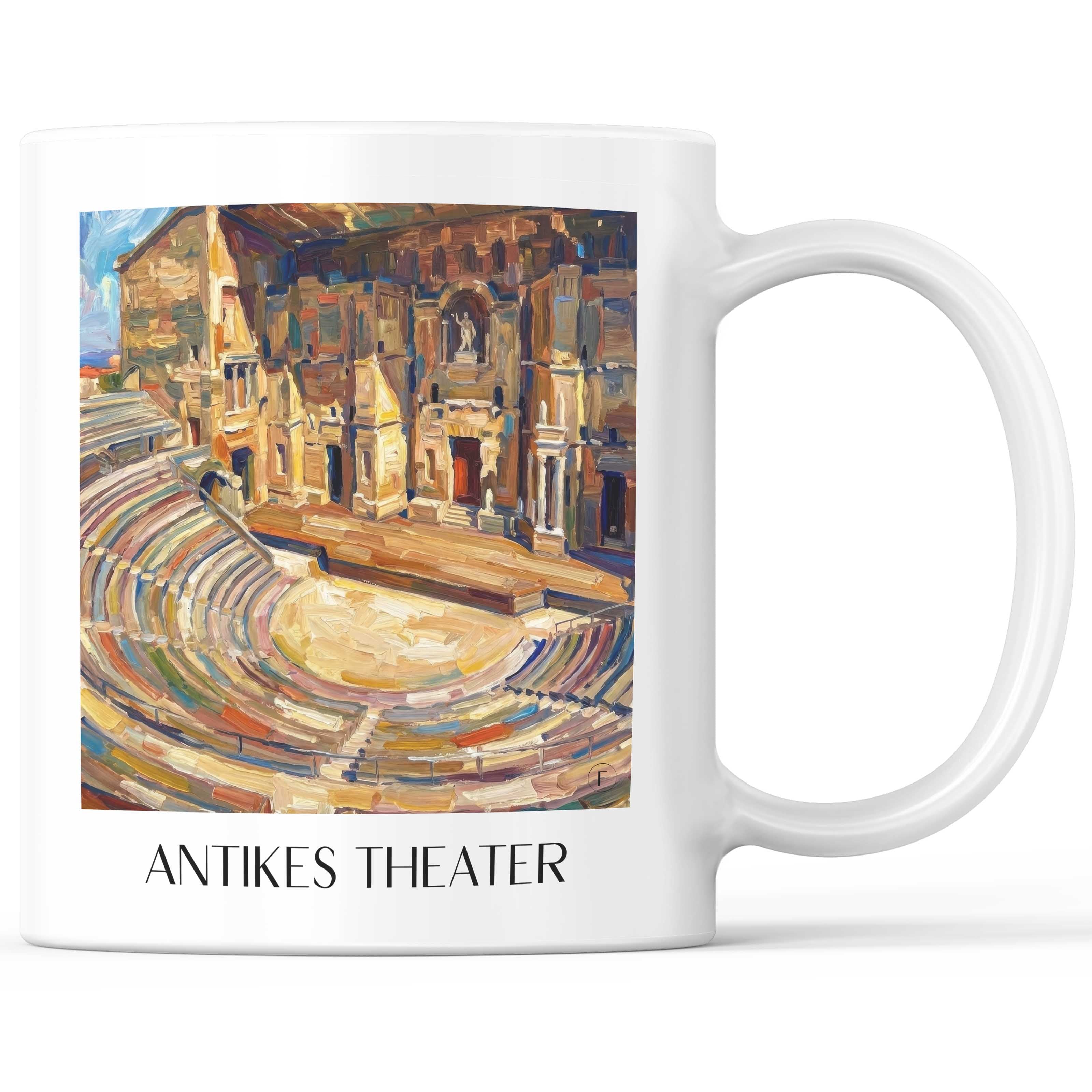 antikes-theater-orange-frankreich-kaffeebecher-oil-painting-oelgemaelde