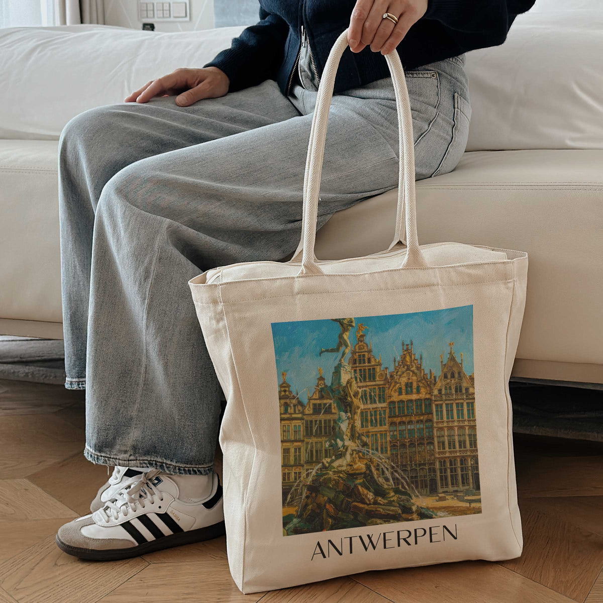 antwerpen-belgien-einkaufstasche-oil-painting-oelgemaelde