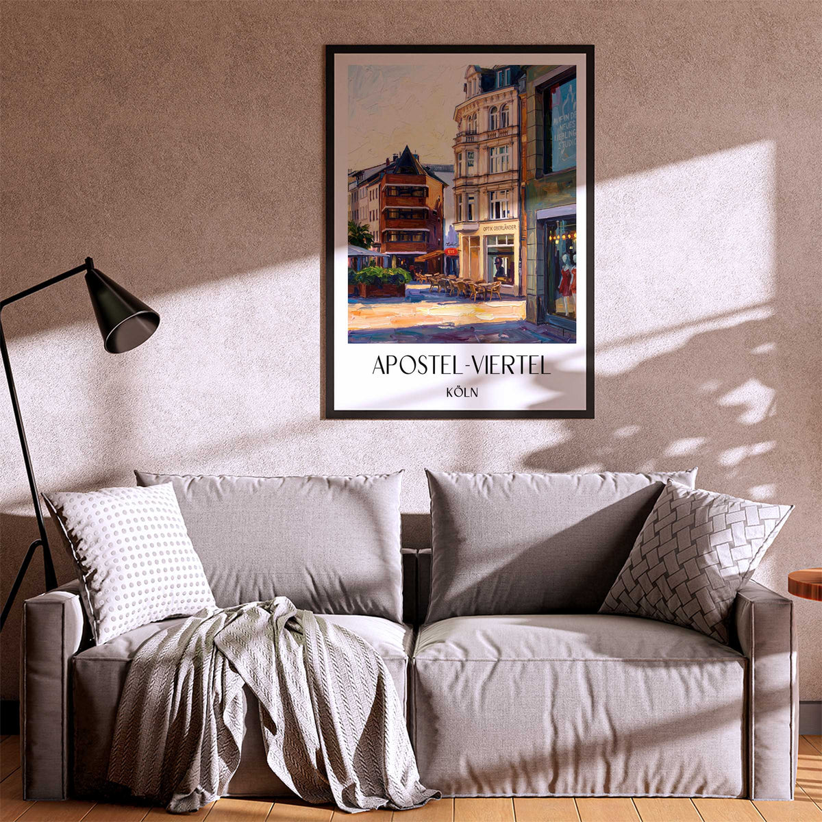 apostel-viertel-köln-deutschland-poster-oil-painting-oelgemaelde