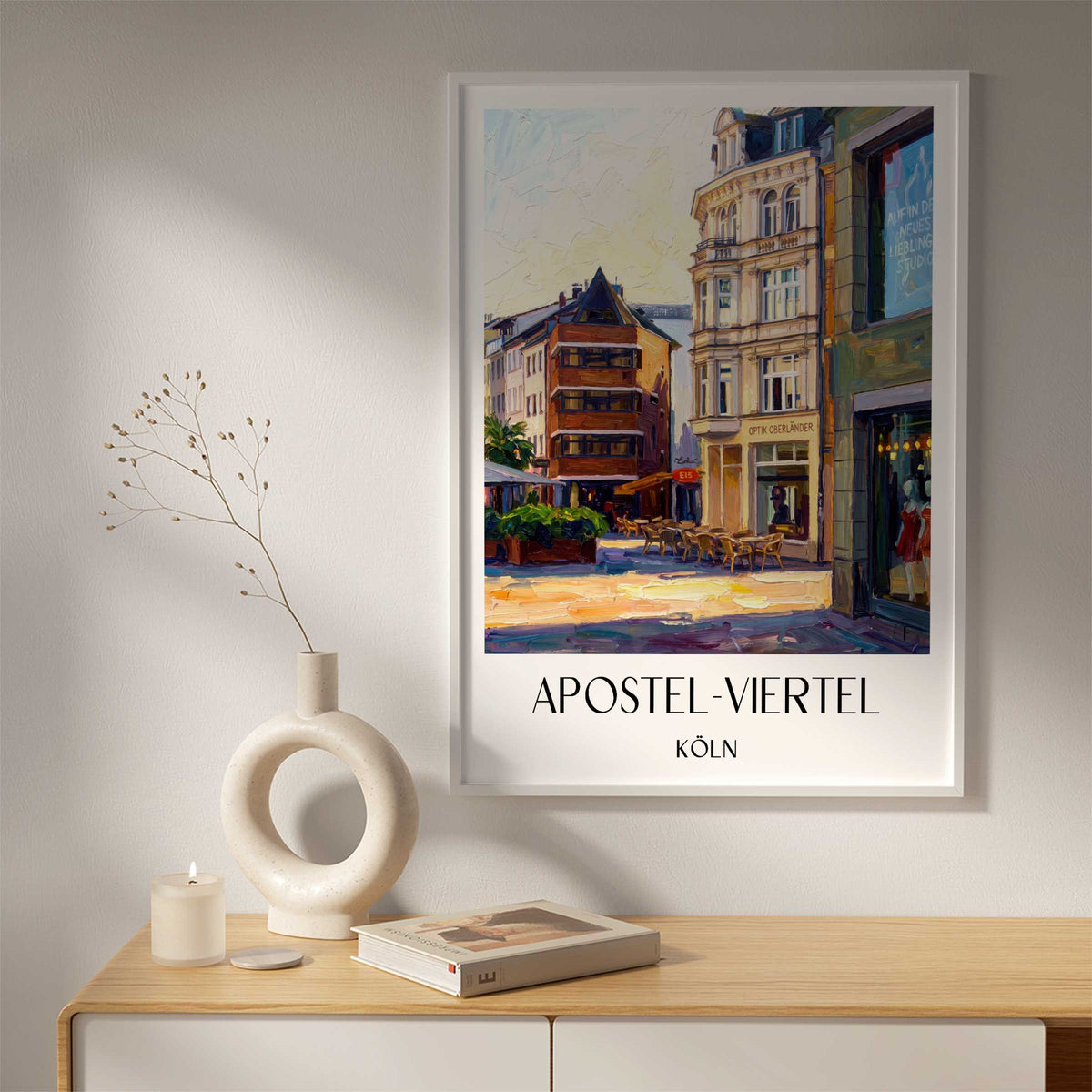apostel-viertel-köln-deutschland-poster-oil-painting-oelgemaelde