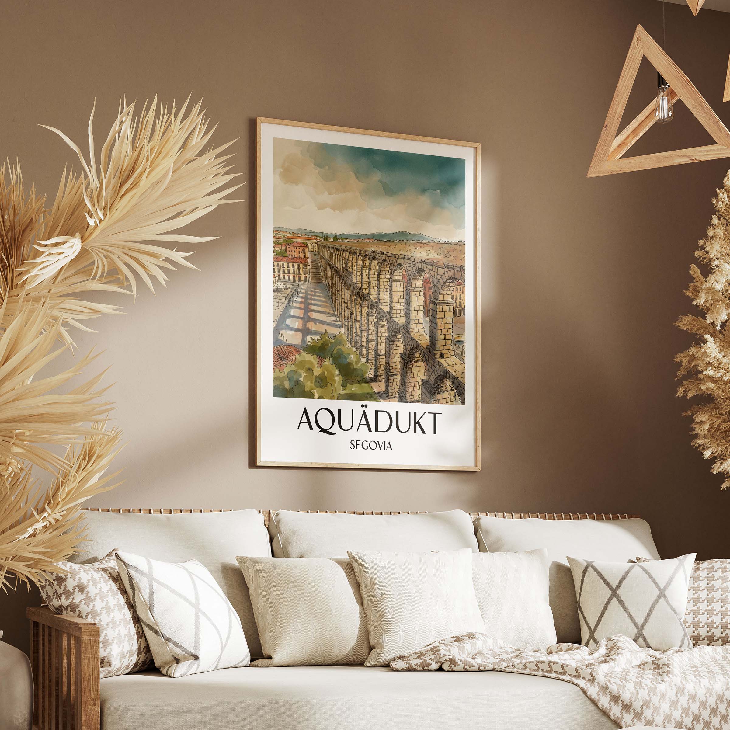 aquädukt-segovia-spanien-poster-aquarell