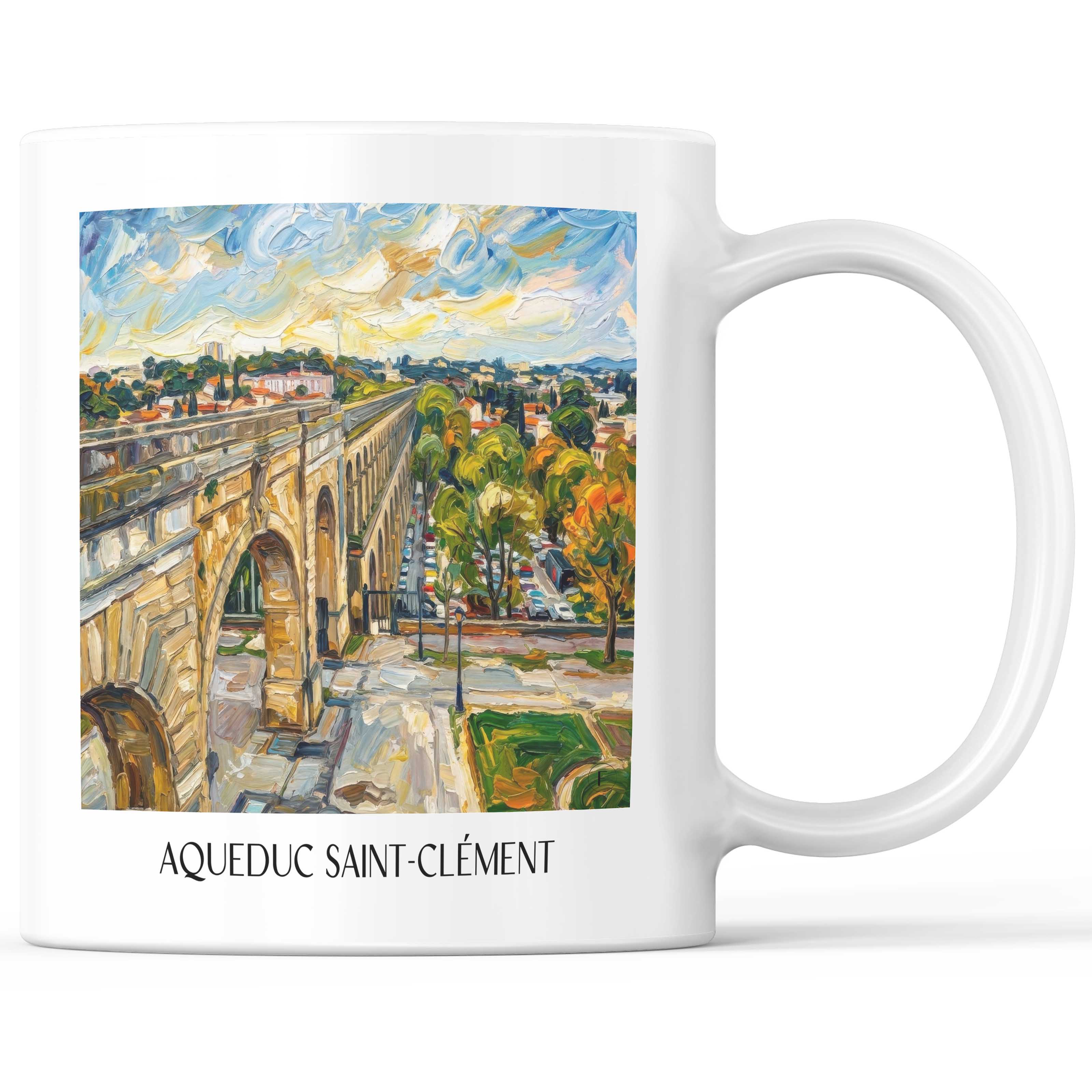 aqueduc-saint-clément-montpellier-frankreich-kaffeebecher-oil-painting-oelgemaelde