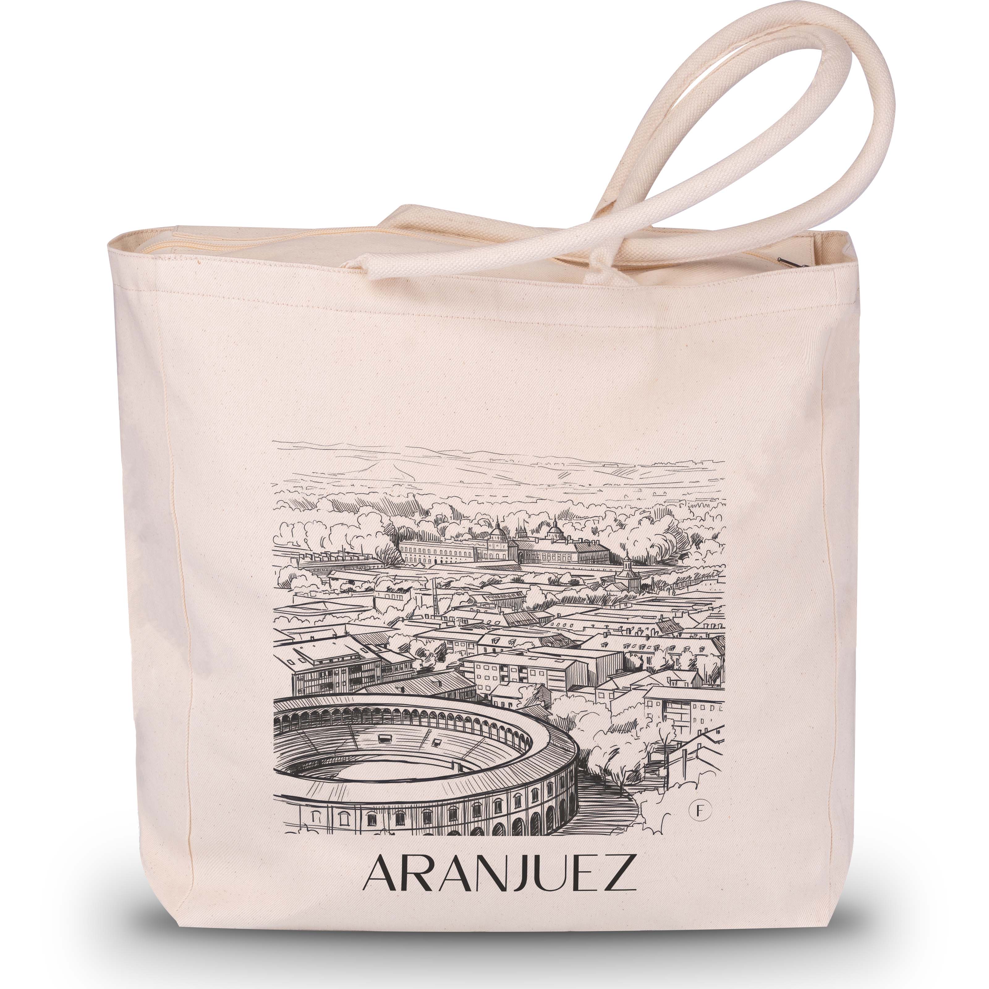 Aranjuez Shopping Tasche - Spanien - Spanien Tote Bag - Einkaufstasche im Skizze Stil - favplace