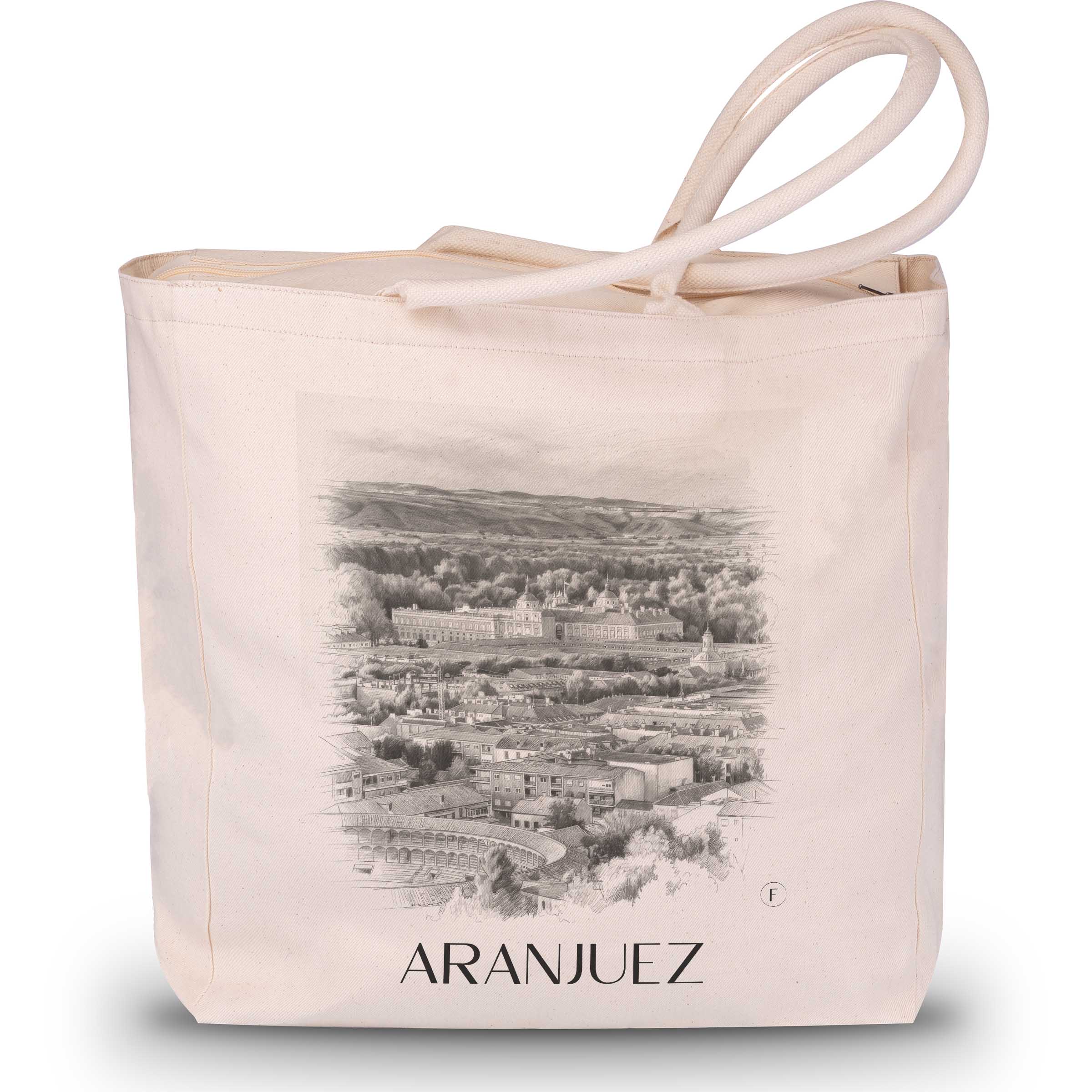 aranjuez-spanien-spanien-einkaufstasche-bleistift-zeichnung-drawing