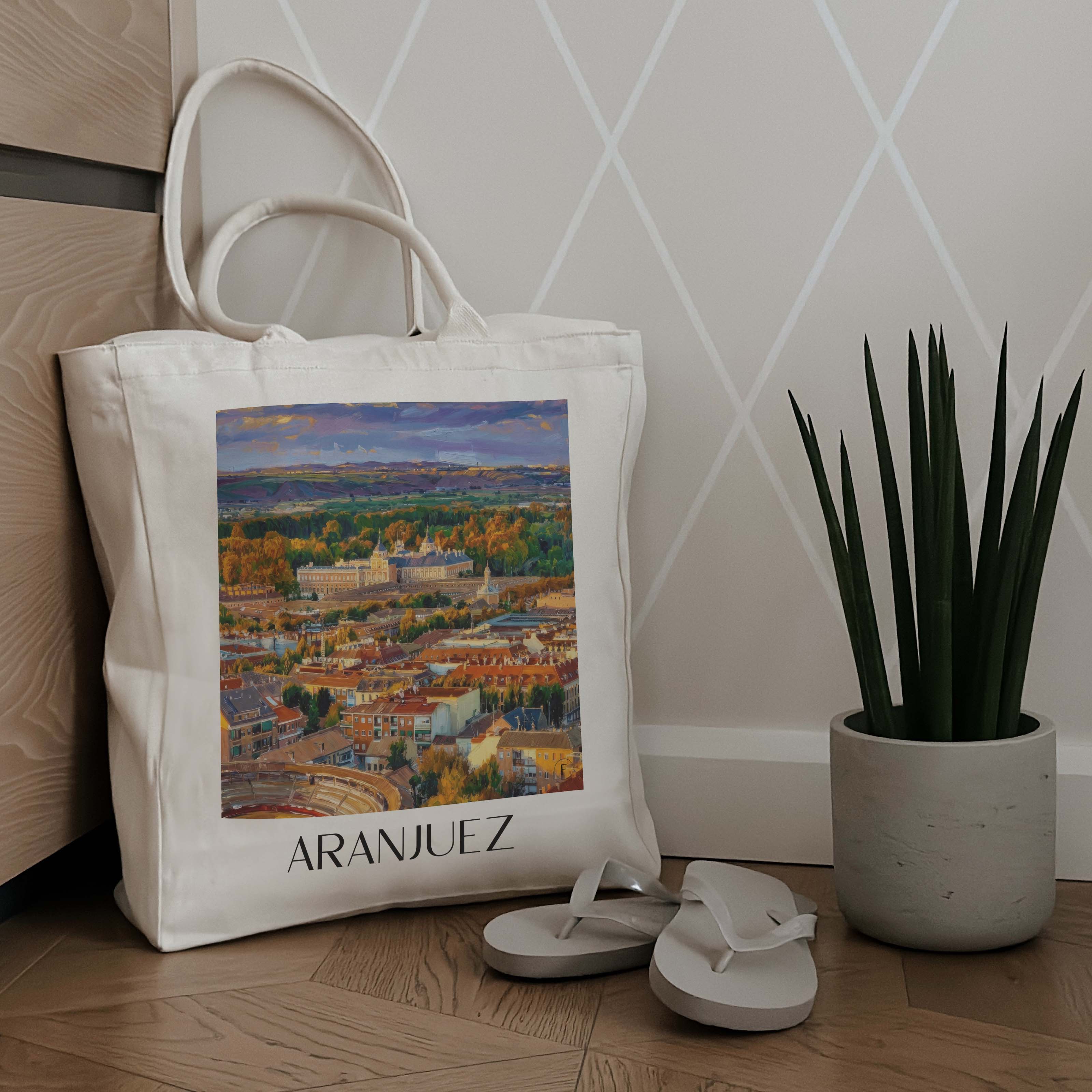 aranjuez-spanien-spanien-einkaufstasche-oil-painting-oelgemaelde