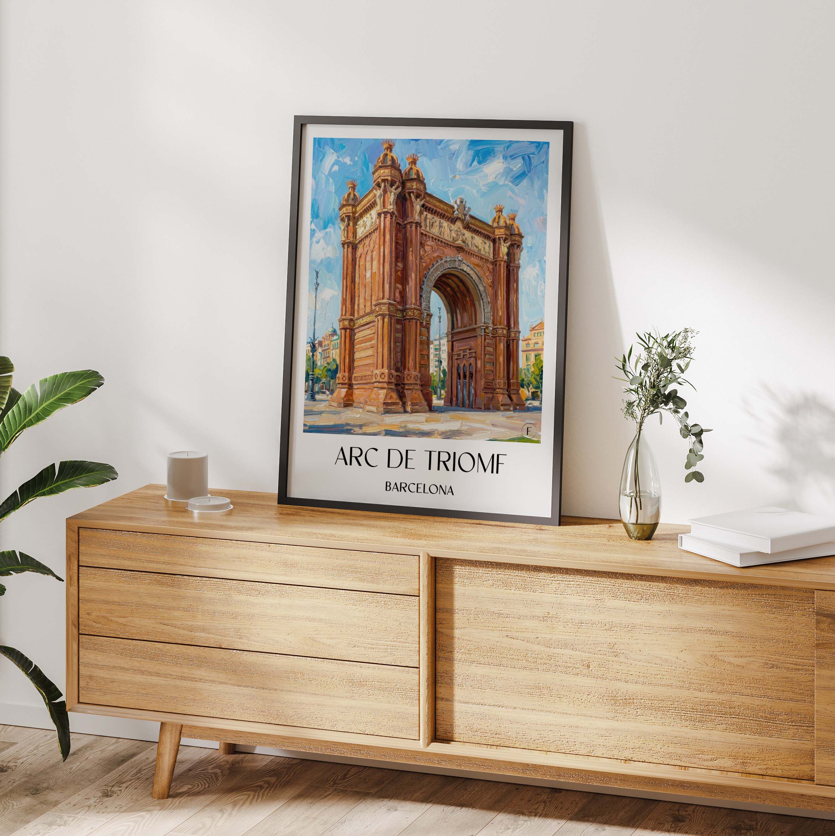 arc-de-triomf-barcelona-spanien-poster-oil-painting-oelgemaelde
