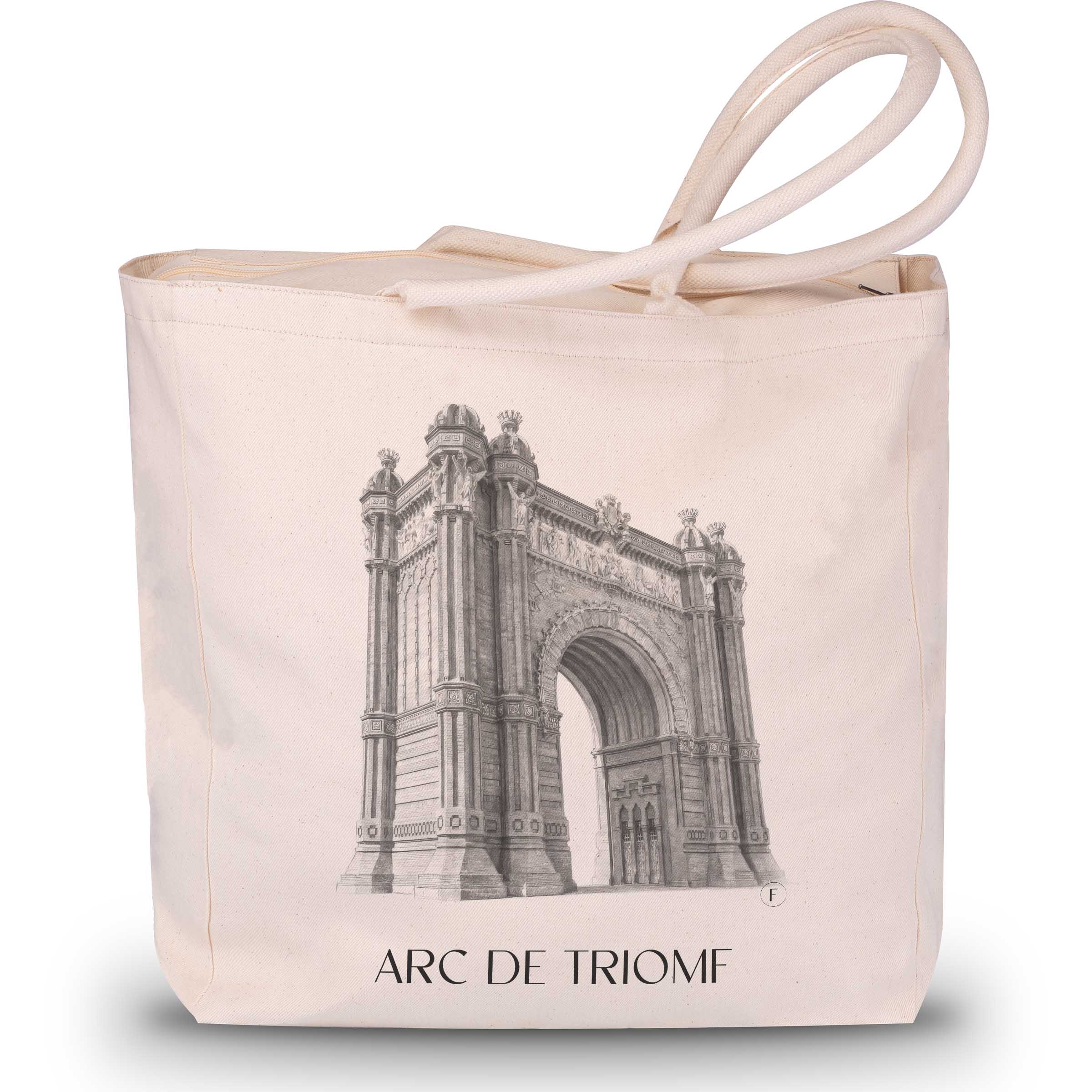 arc-de-triomf-barcelona-spanien-einkaufstasche-bleistift-zeichnung-drawing