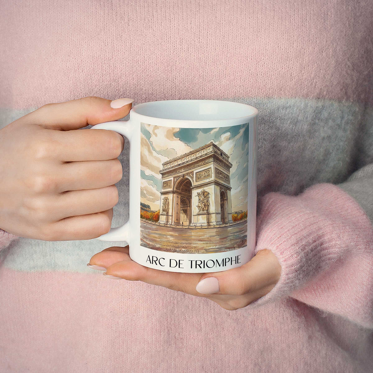 arc-de-triomphe-paris-frankreich-kaffeebecher-aquarell