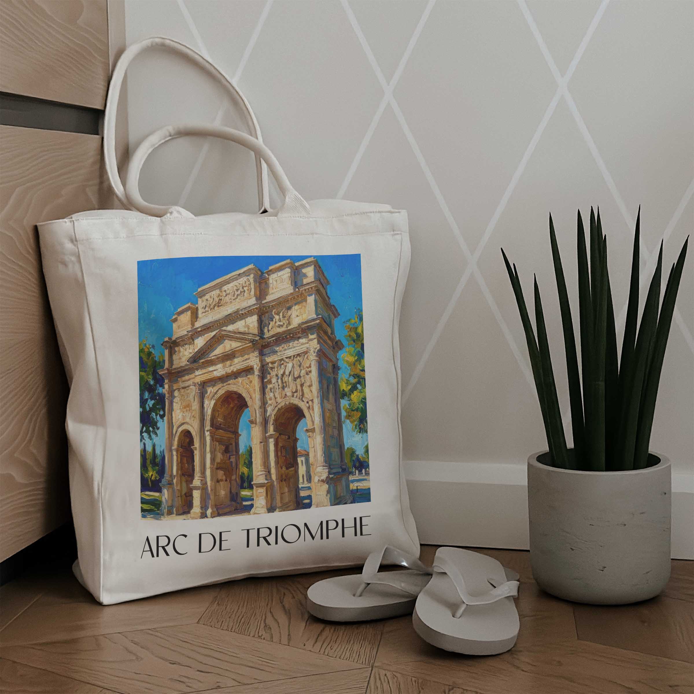 arc-de-triomphe-orange-frankreich-einkaufstasche-oil-painting-oelgemaelde