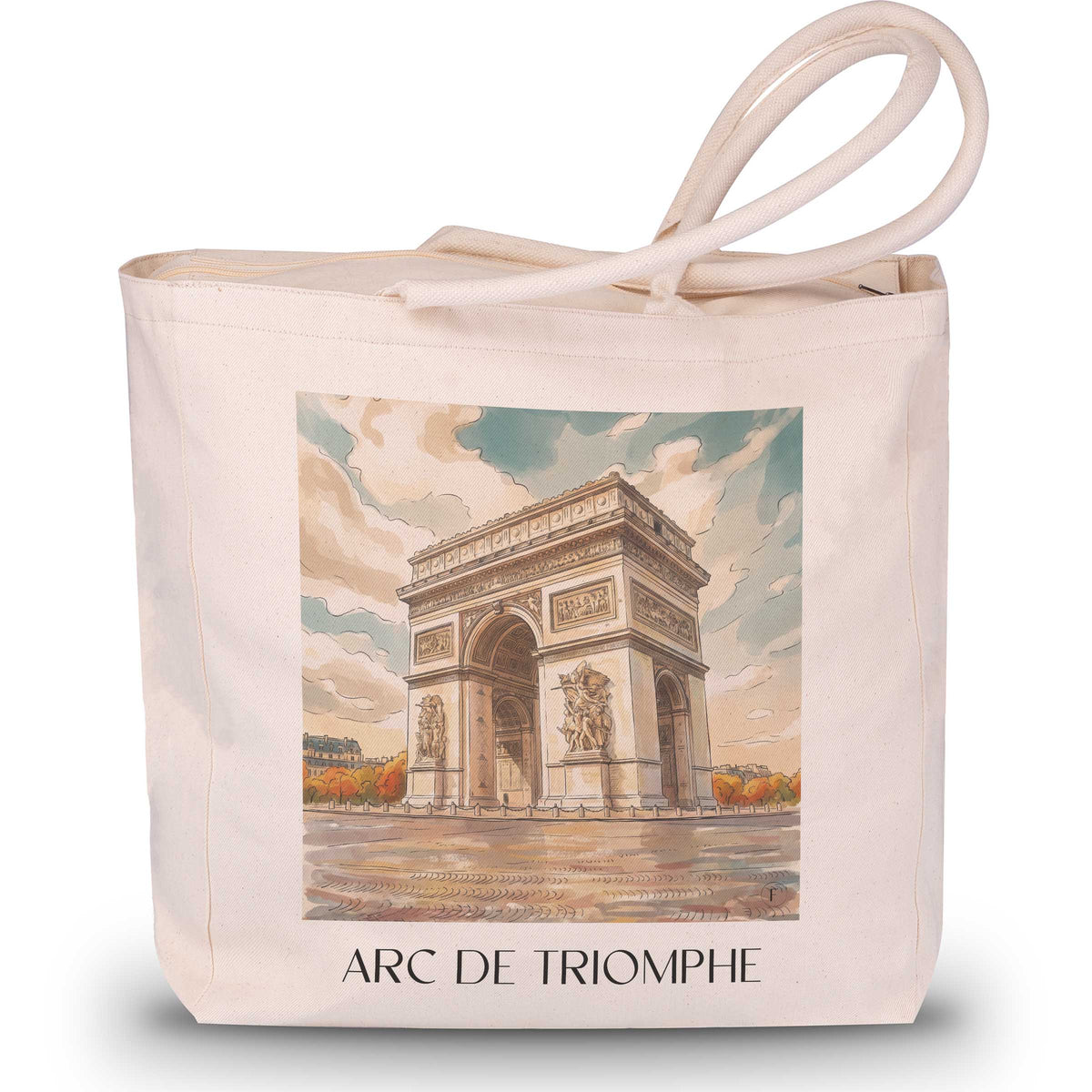 arc-de-triomphe-paris-frankreich-einkaufstasche-aquarell