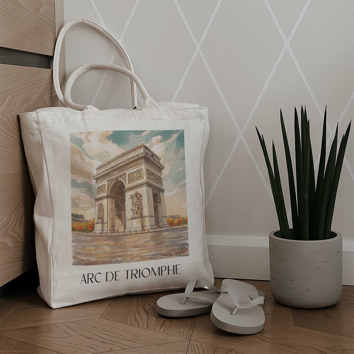 arc-de-triomphe-paris-frankreich-einkaufstasche-aquarell