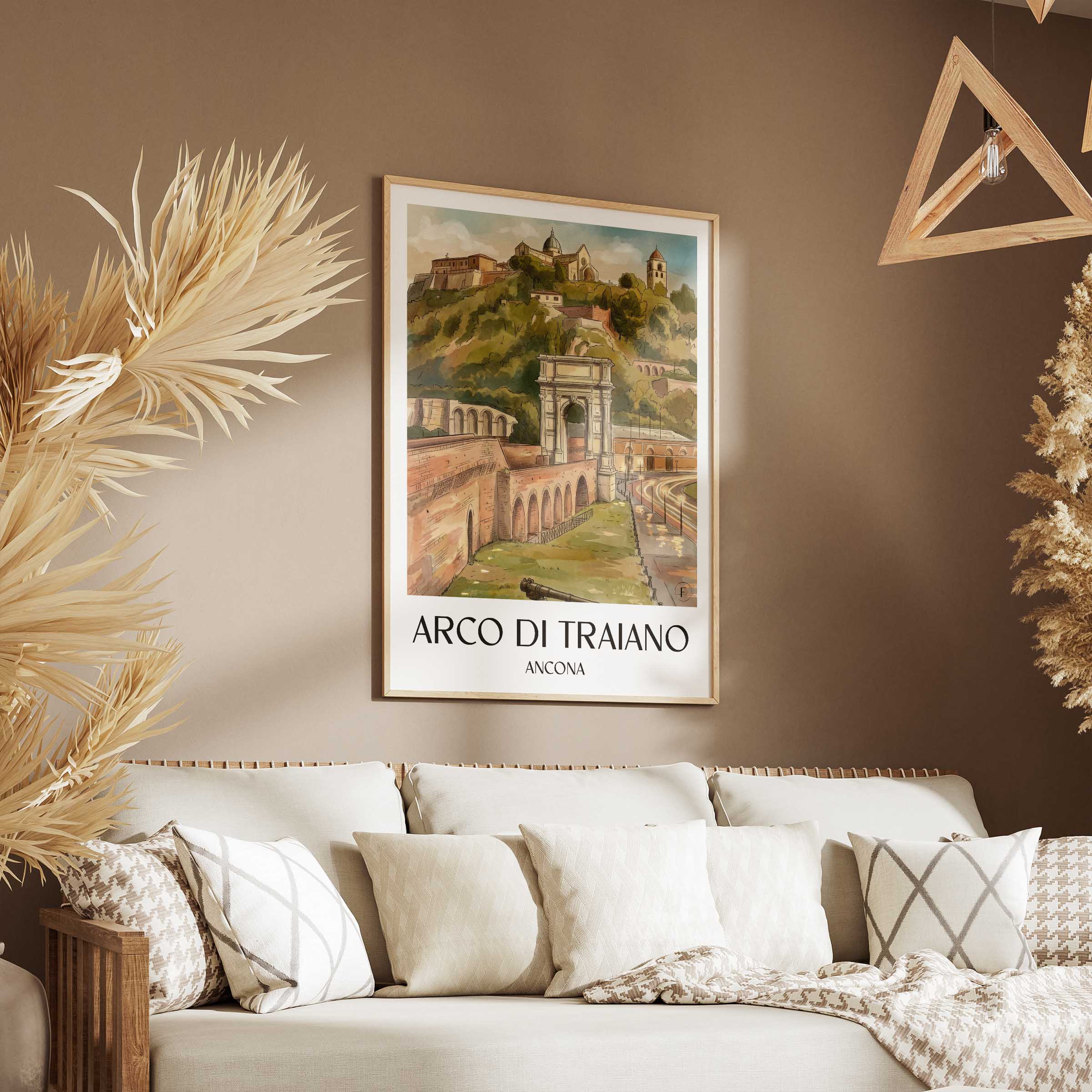 arco-di-traiano-ancona-italien-poster-aquarell