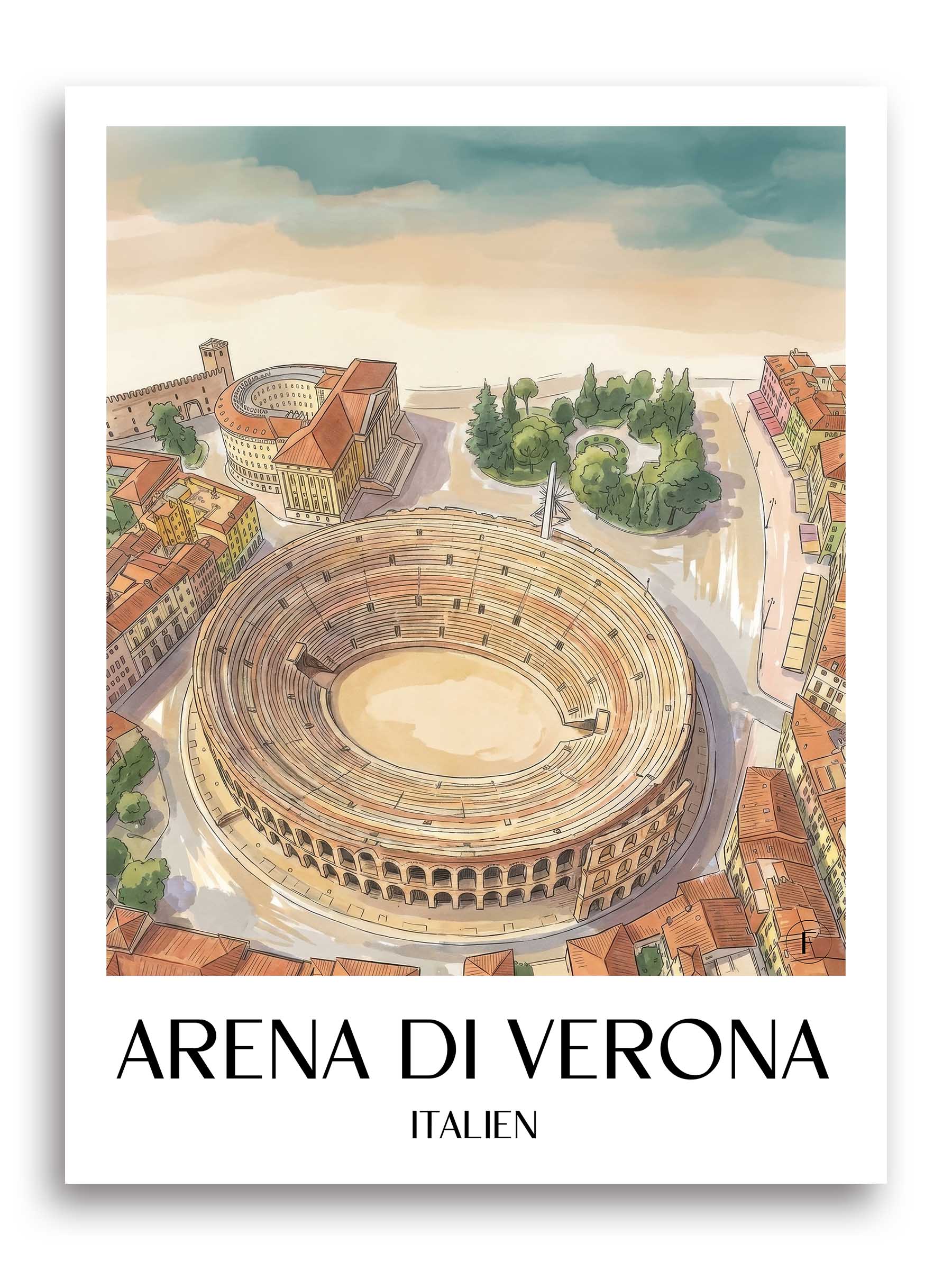 arena-di-verona-italien-italien-poster-aquarell