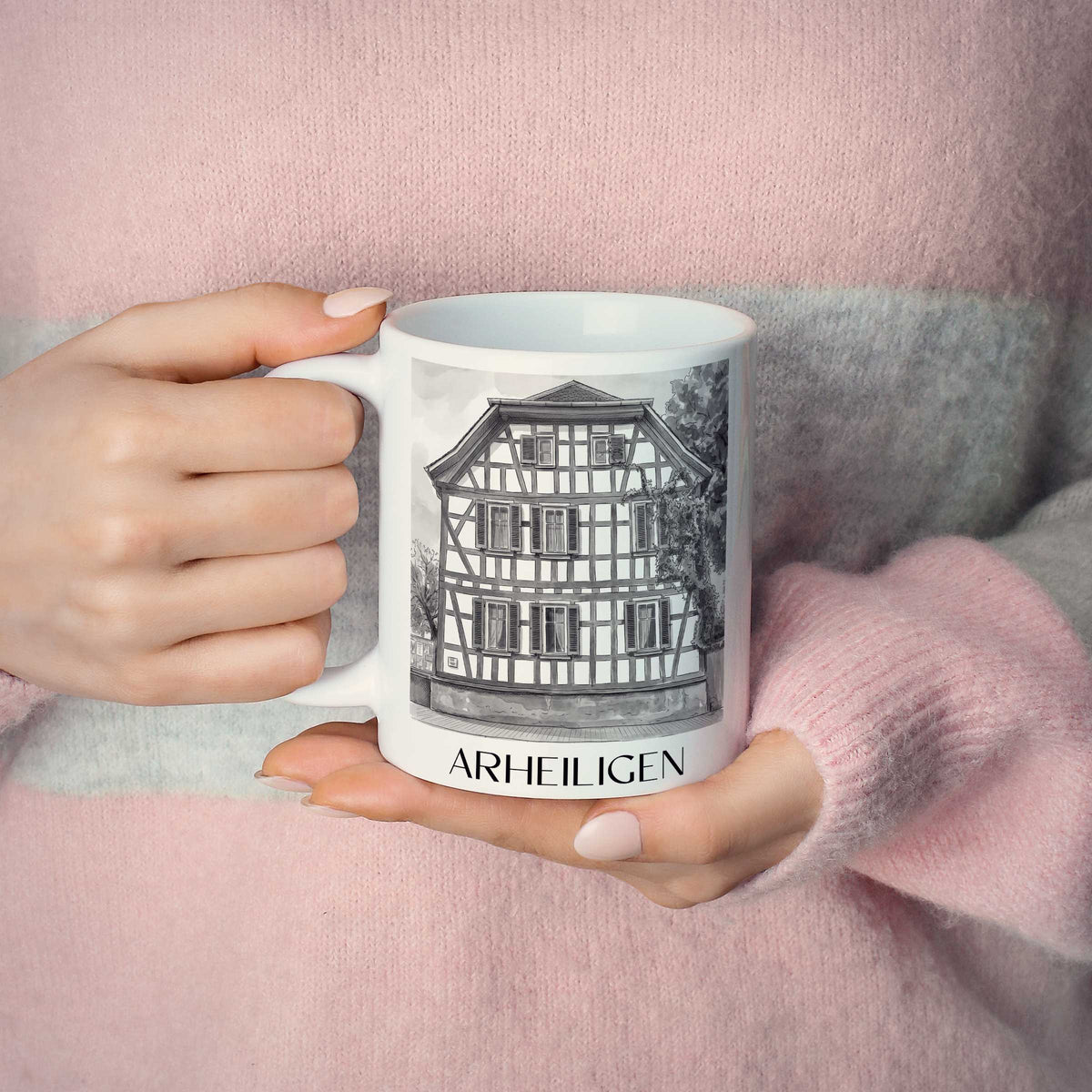 arheiligen-darmstadt-deutschland-kaffeebecher-aquarell-schwarz-weiss
