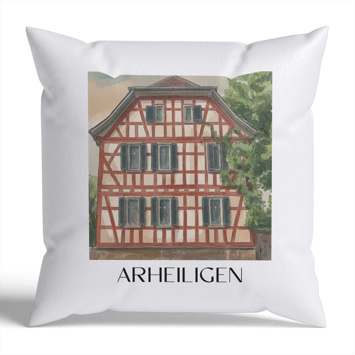 arheiligen-darmstadt-deutschland-kissenbezug-aquarell