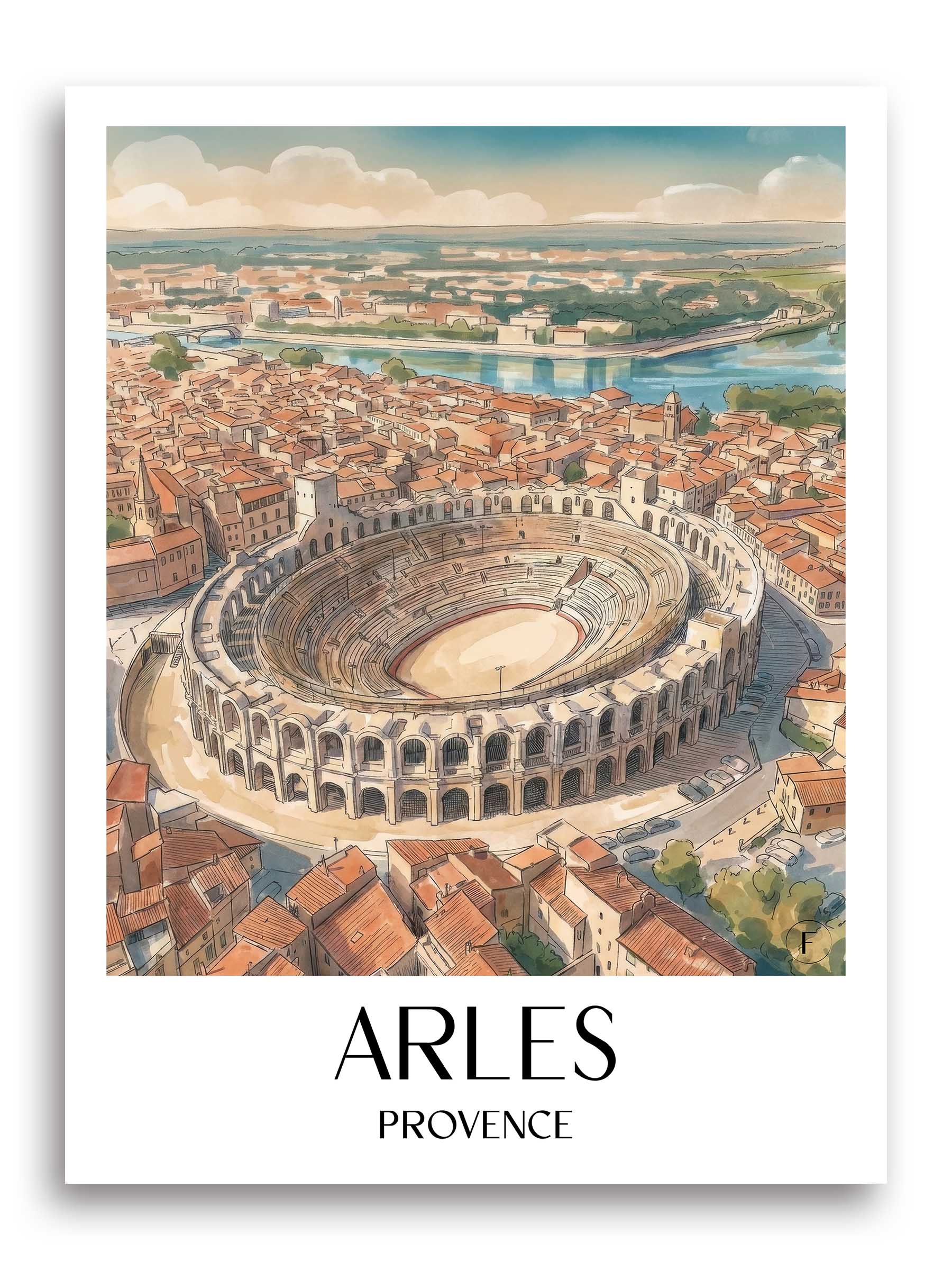arles-provence-frankreich-poster-aquarell