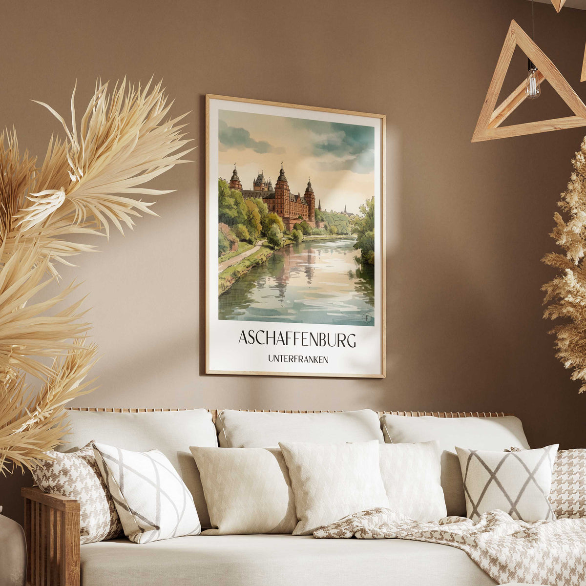 aschaffenburg-unterfranken-deutschland-poster-aquarell