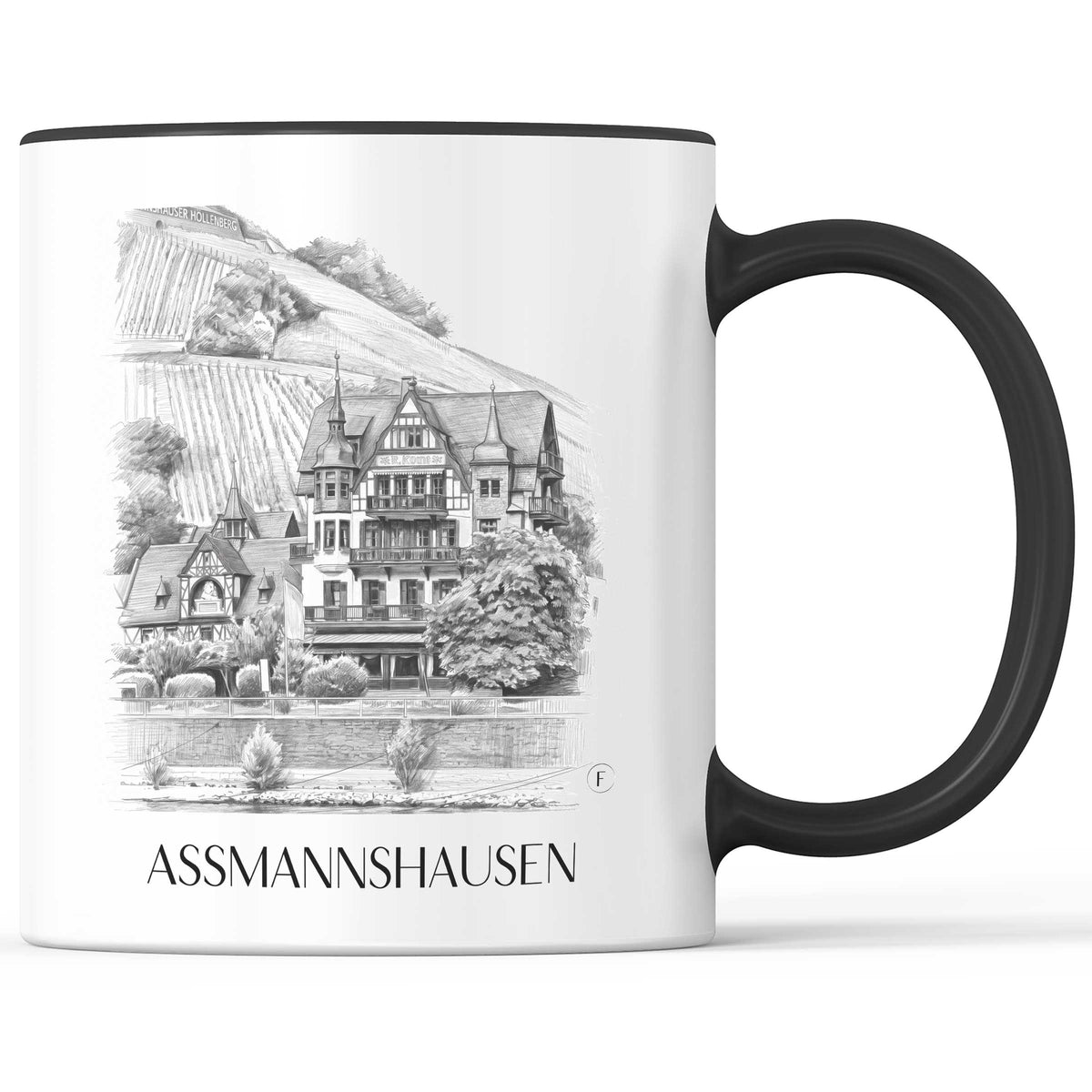 assmannshausen-rheingau-deutschland-kaffeebecher-bleistift-zeichnung-drawing