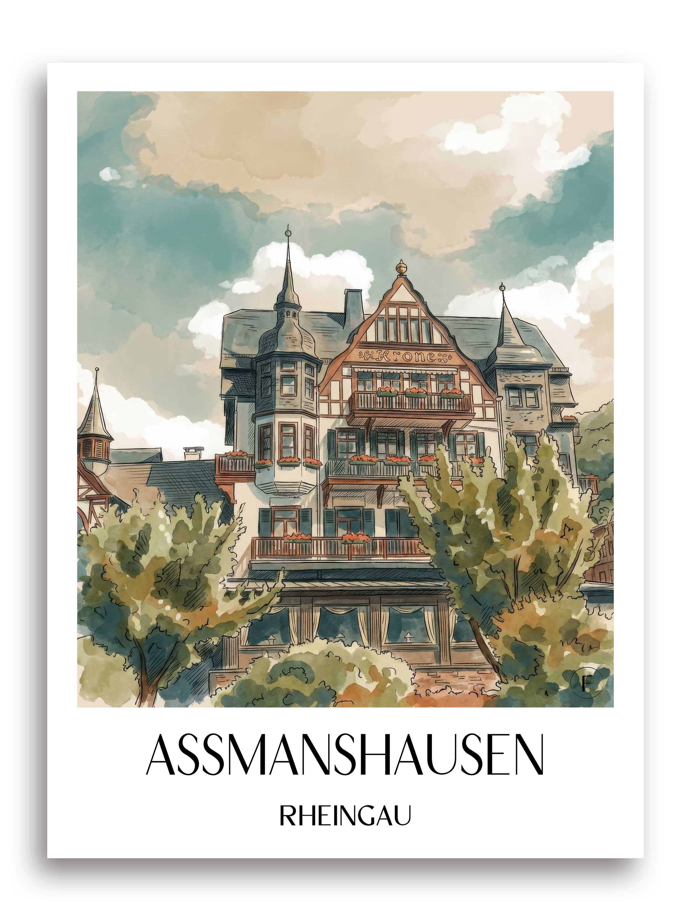 assmanshausen-rheingau-deutschland-poster-aquarell