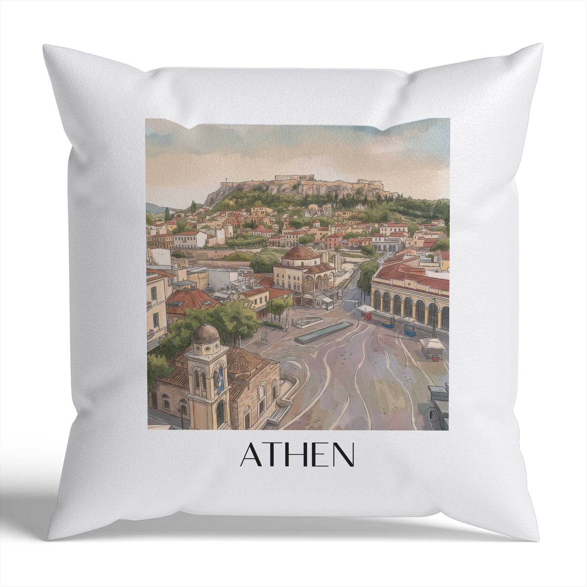 athen-griechenland-griechenland-kissenbezug-aquarell