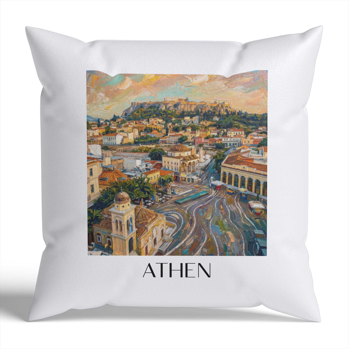 athen-griechenland-griechenland-kissenbezug-oil-painting-oelgemaelde