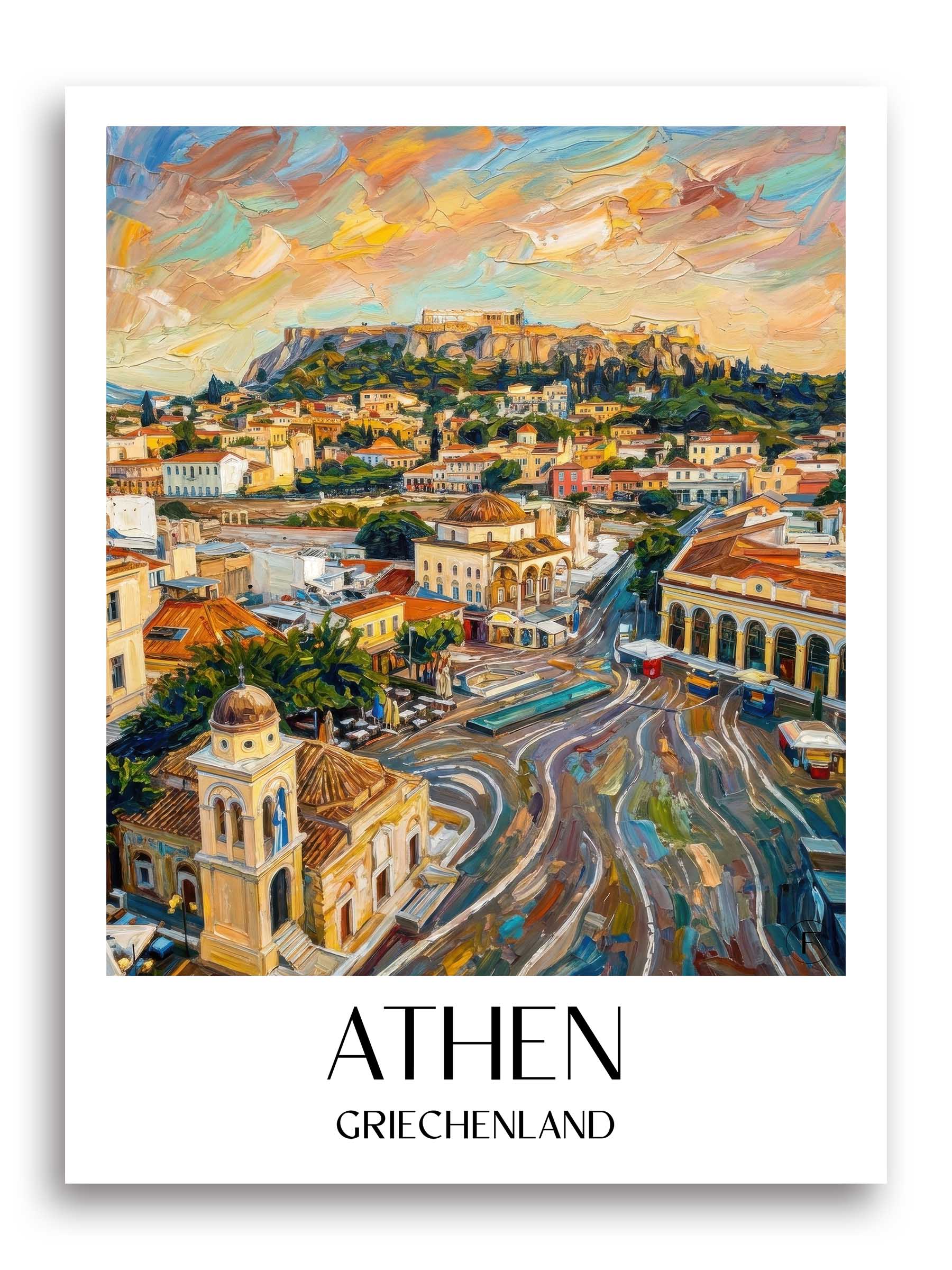 athen-griechenland-poster-oil-painting-oelgemaelde