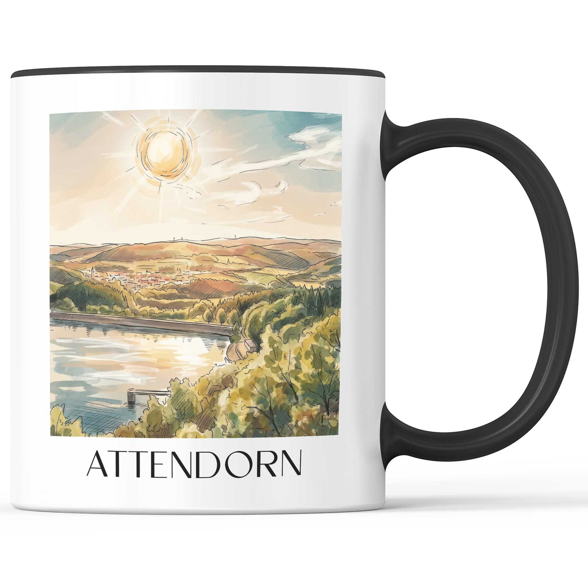 attendorn-sauerland-deutschland-kaffeebecher-aquarell