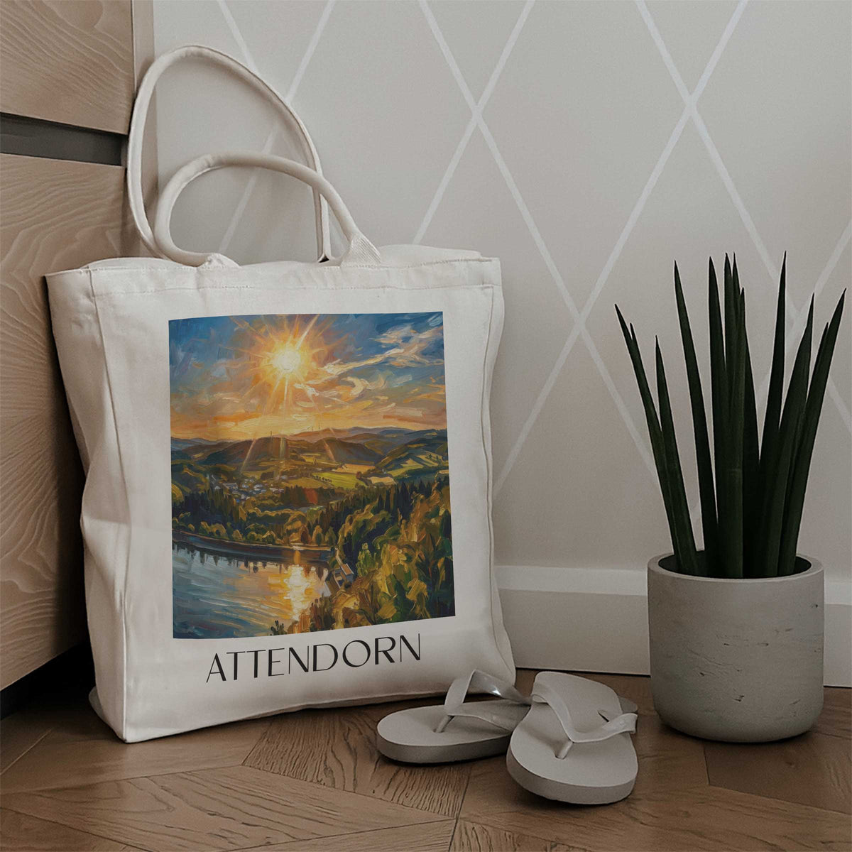 attendorn-sauerland-deutschland-einkaufstasche-oil-painting-oelgemaelde