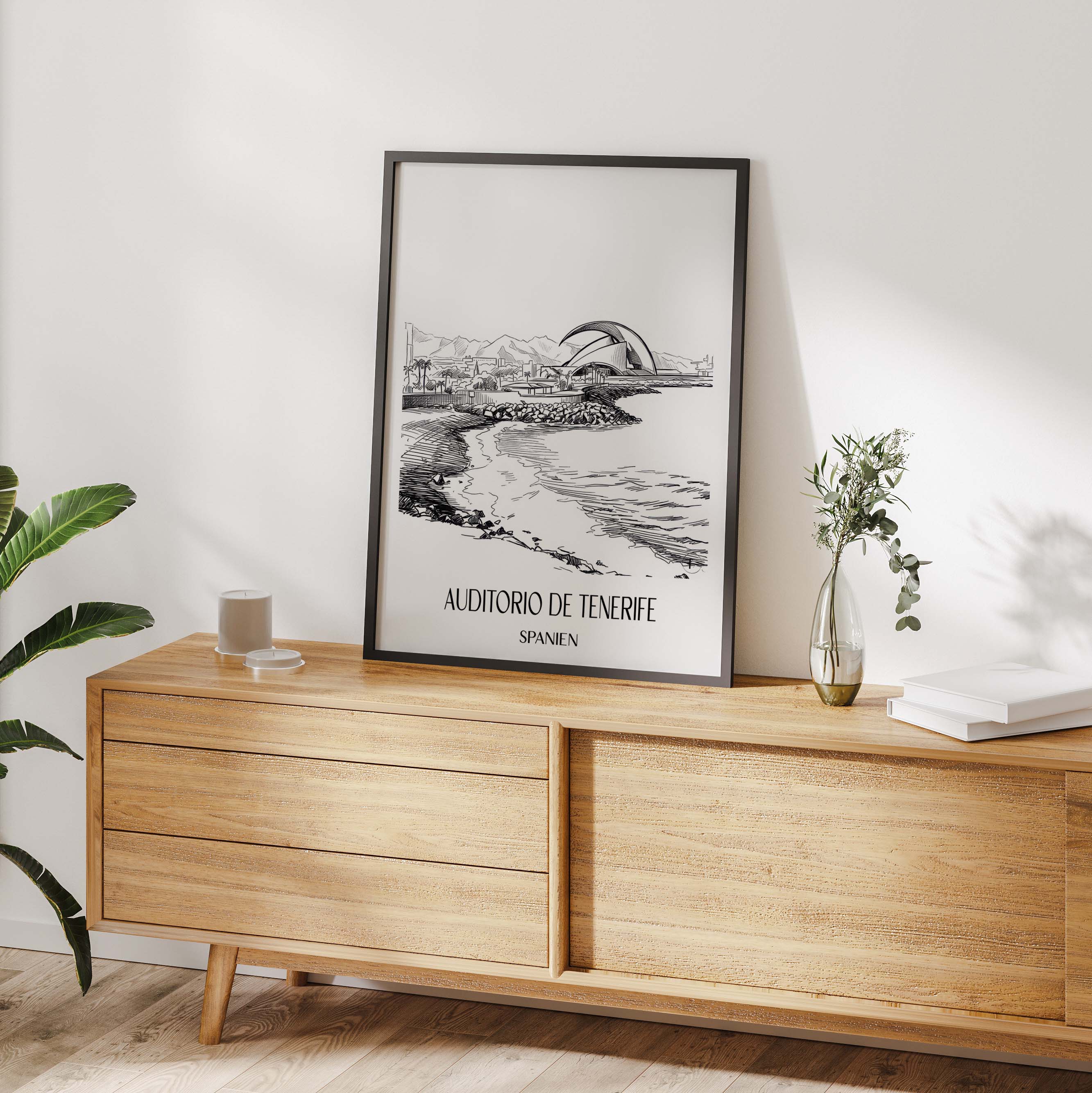 auditorio-de-tenerife-spanien-spanien-poster-skizze