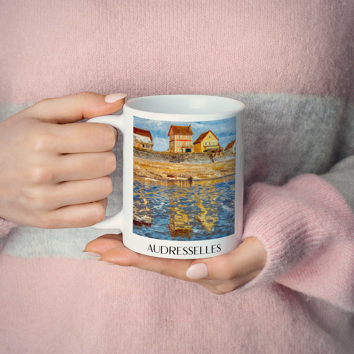 audresselles-côte-d'opale-frankreich-kaffeebecher-oil-painting-oelgemaelde