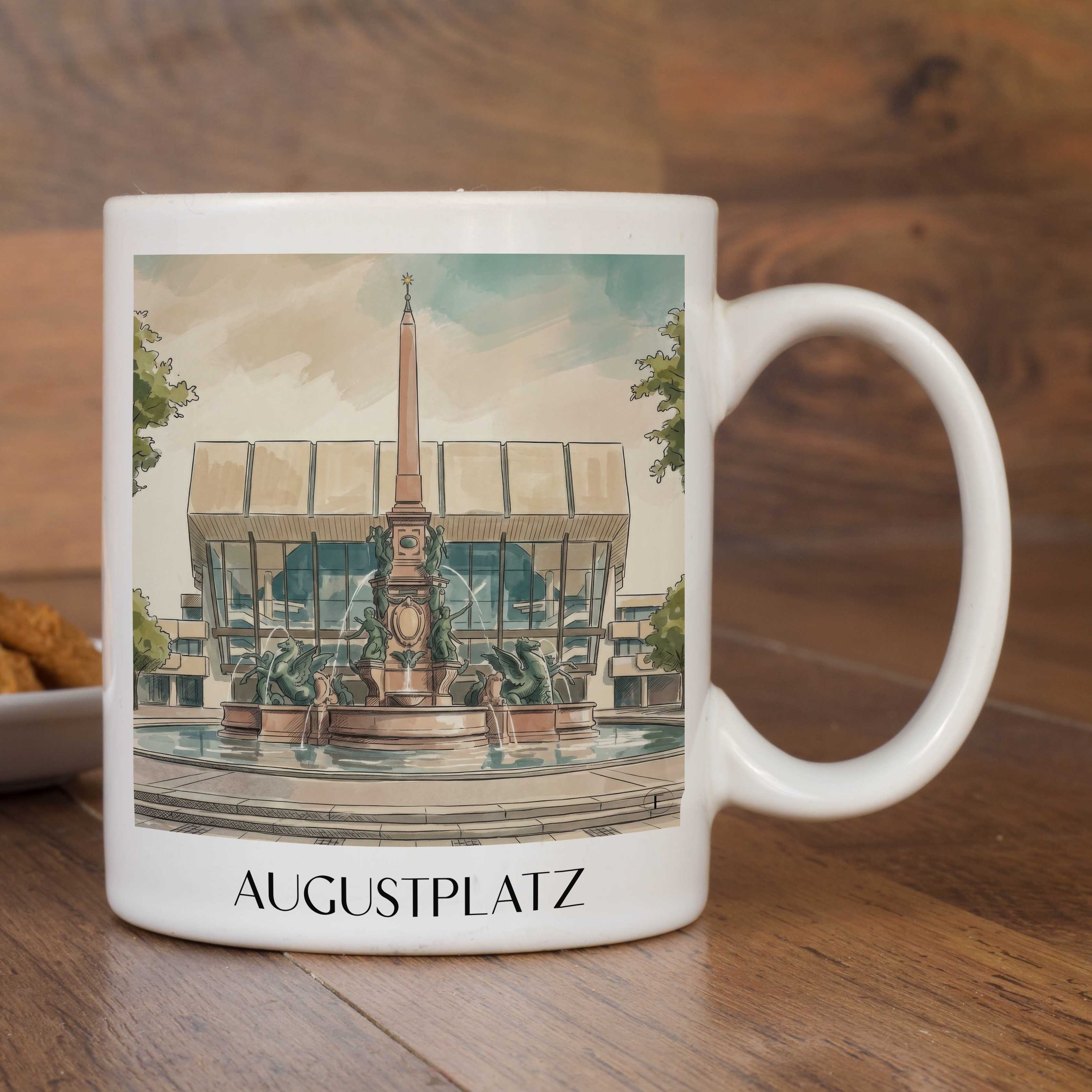 augustplatz-leipzig-deutschland-kaffeebecher-aquarell