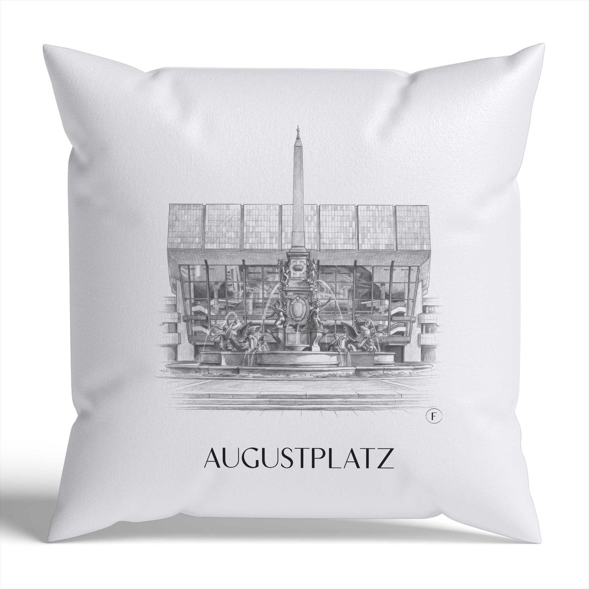 augustplatz-leipzig-deutschland-kissenbezug-bleistift-zeichnung-drawing