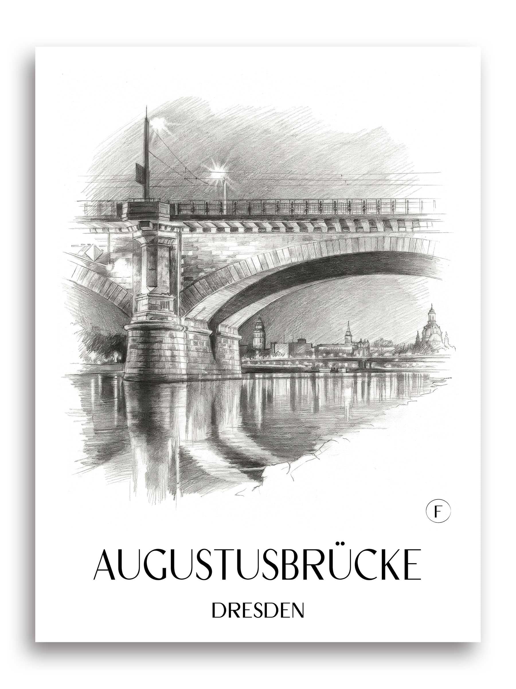 augustusbrücke-dresden-deutschland-poster-bleistift-zeichnung-drawing