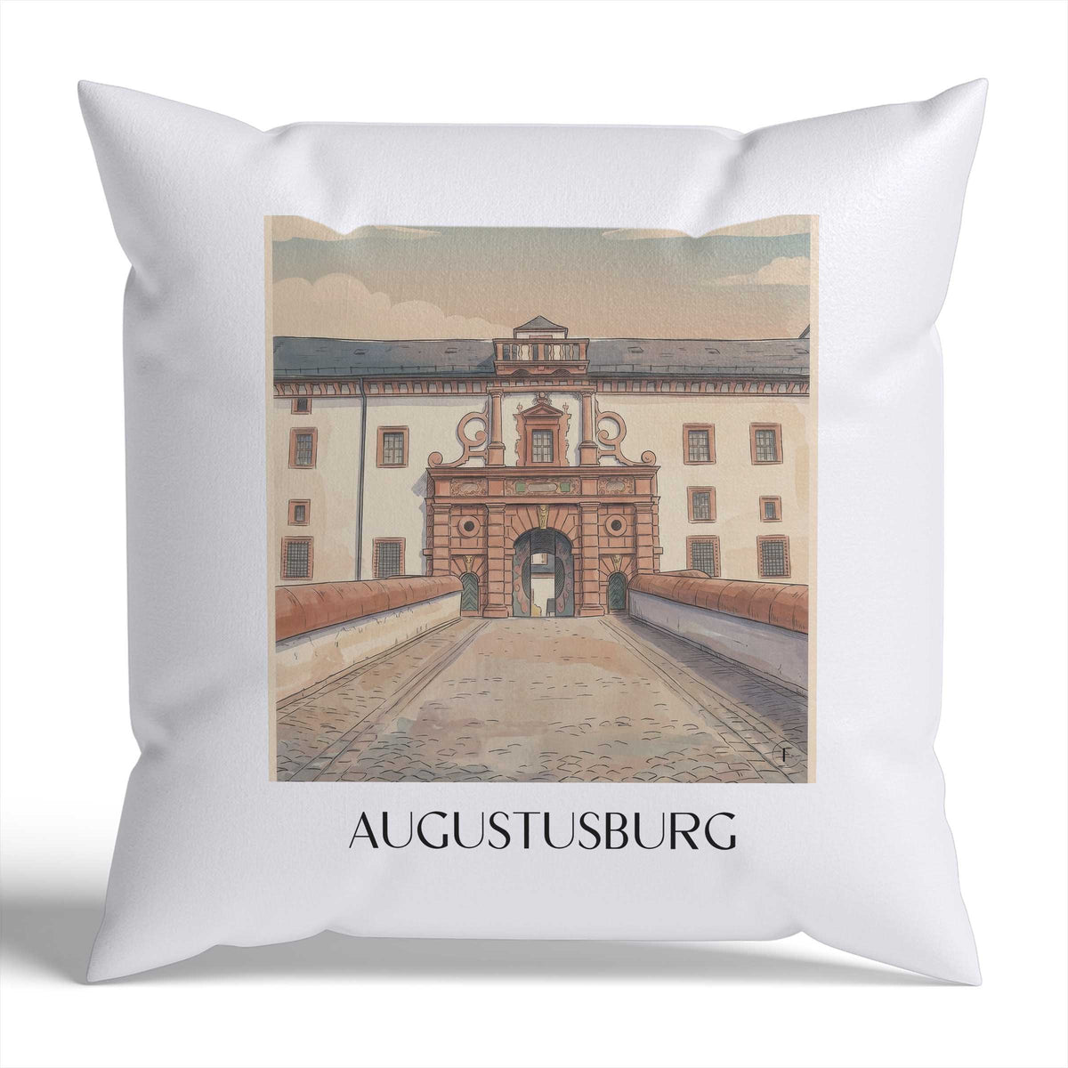 augustusburg-erzgebirge-deutschland-kissenbezug-aquarell