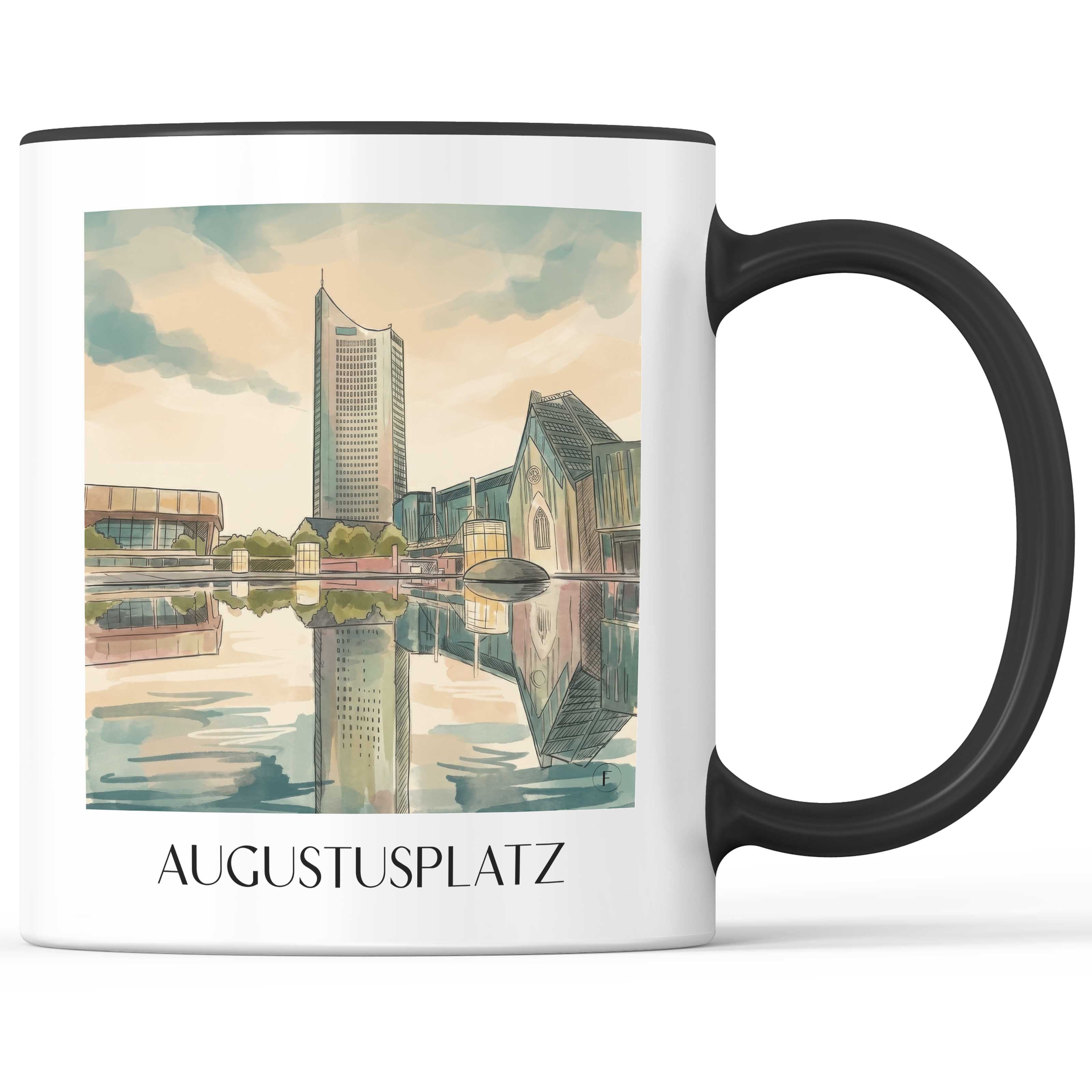 augustusplatz-leipzig-deutschland-kaffeebecher-aquarell