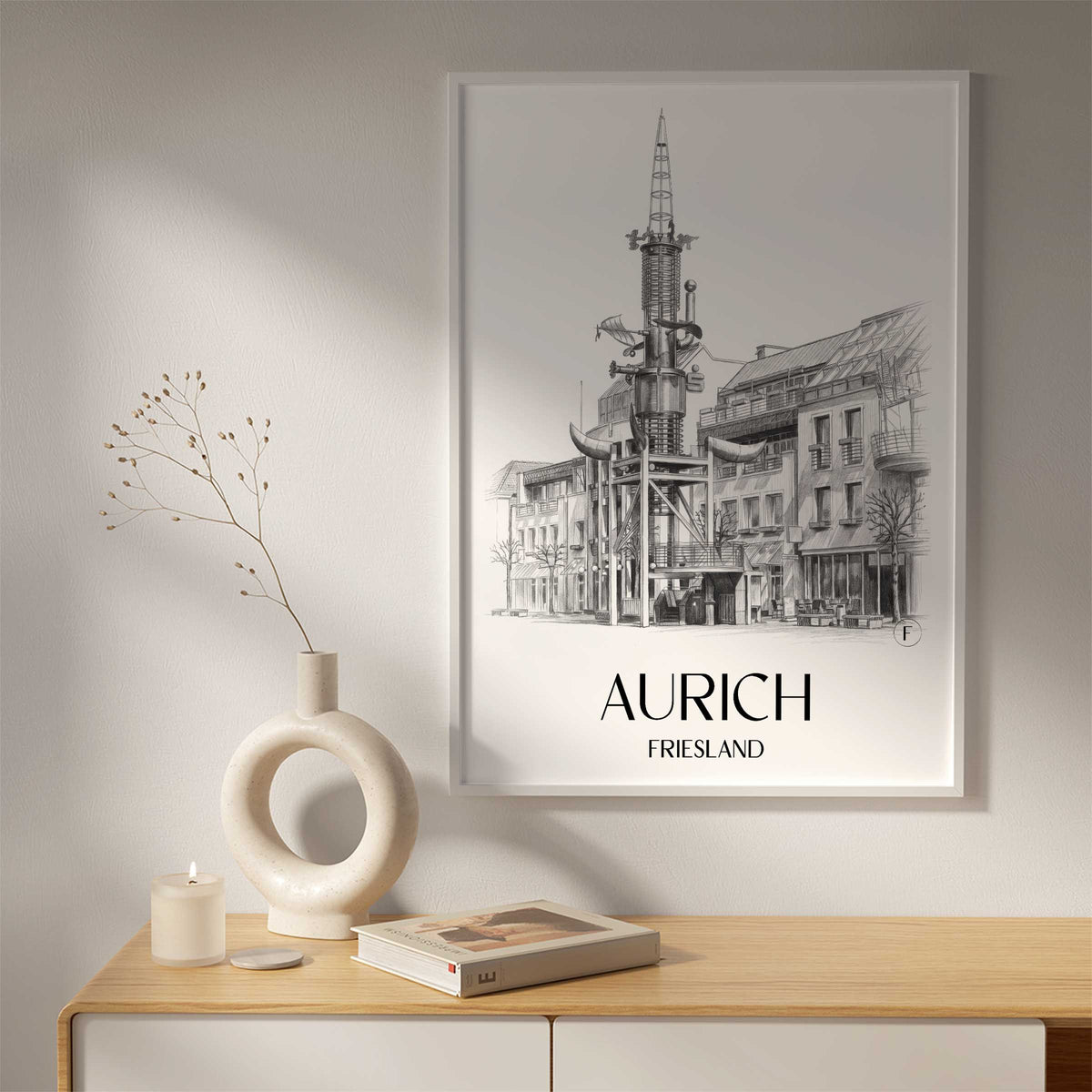 aurich-friesland-deutschland-poster-bleistift-zeichnung-drawing