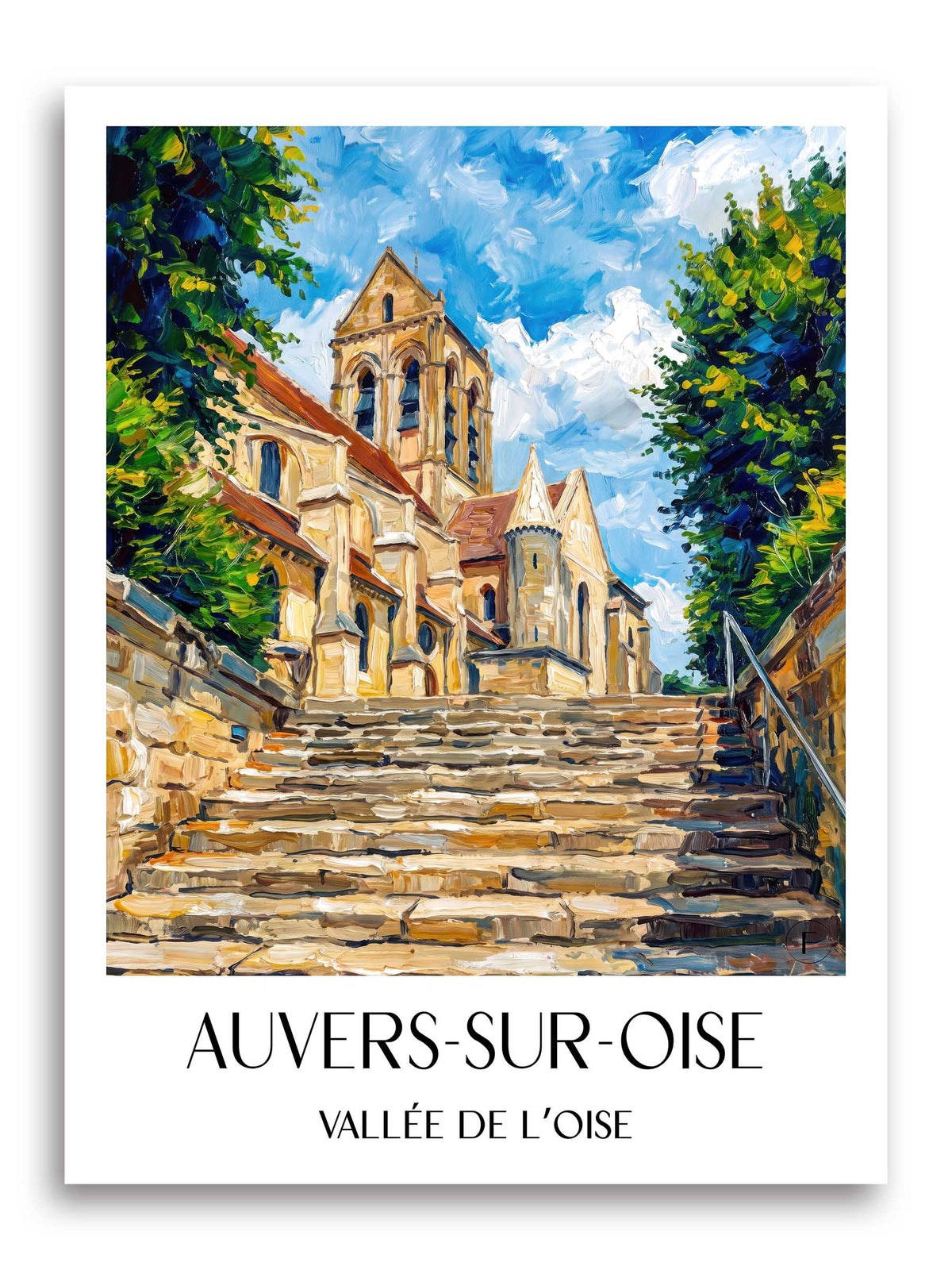 auvers-sur-oise-vallée-de-l’oise-frankreich-poster-oil-painting-oelgemaelde