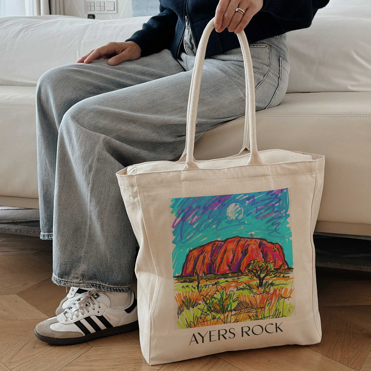 ayers-rock-australien-einkaufstasche-graffiti
