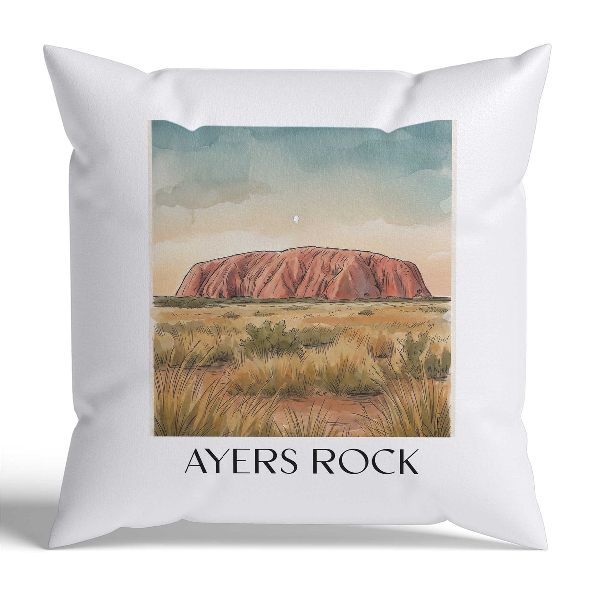 ayers-rock-australien-australien-kissenbezug-aquarell