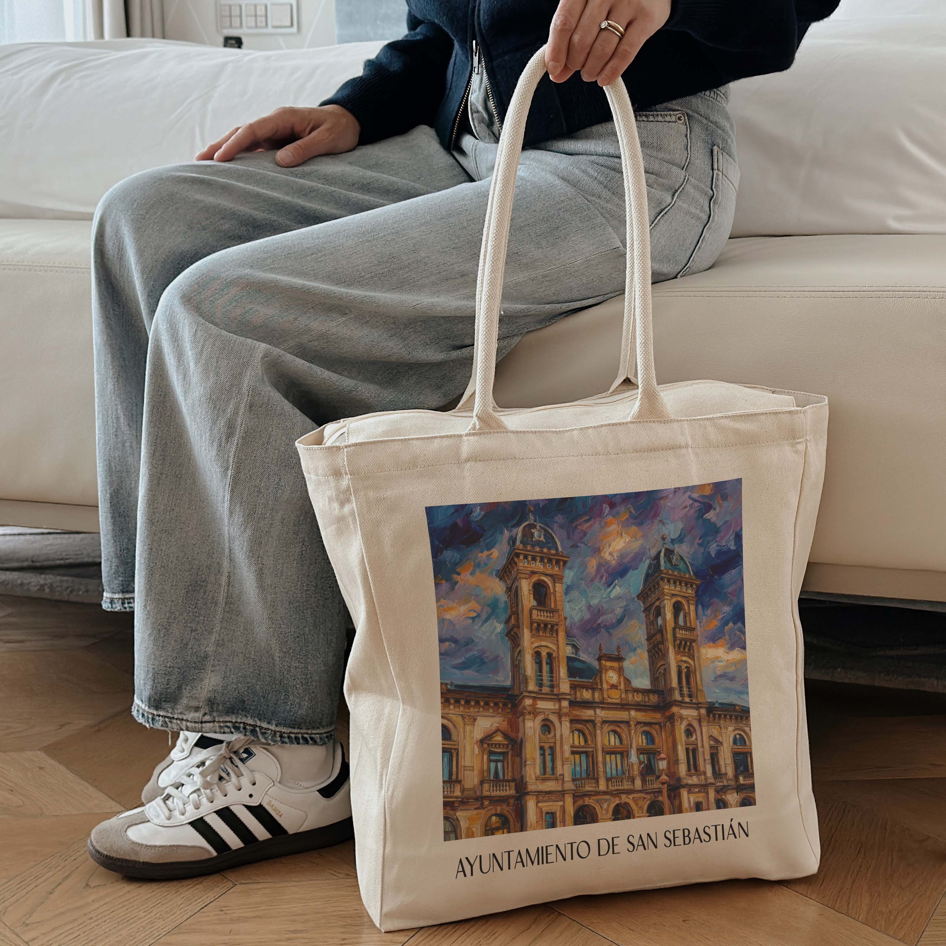 ayuntamiento-de-san-sebastián-spanien-spanien-und-spanien-einkaufstasche-oil-painting-oelgemaelde