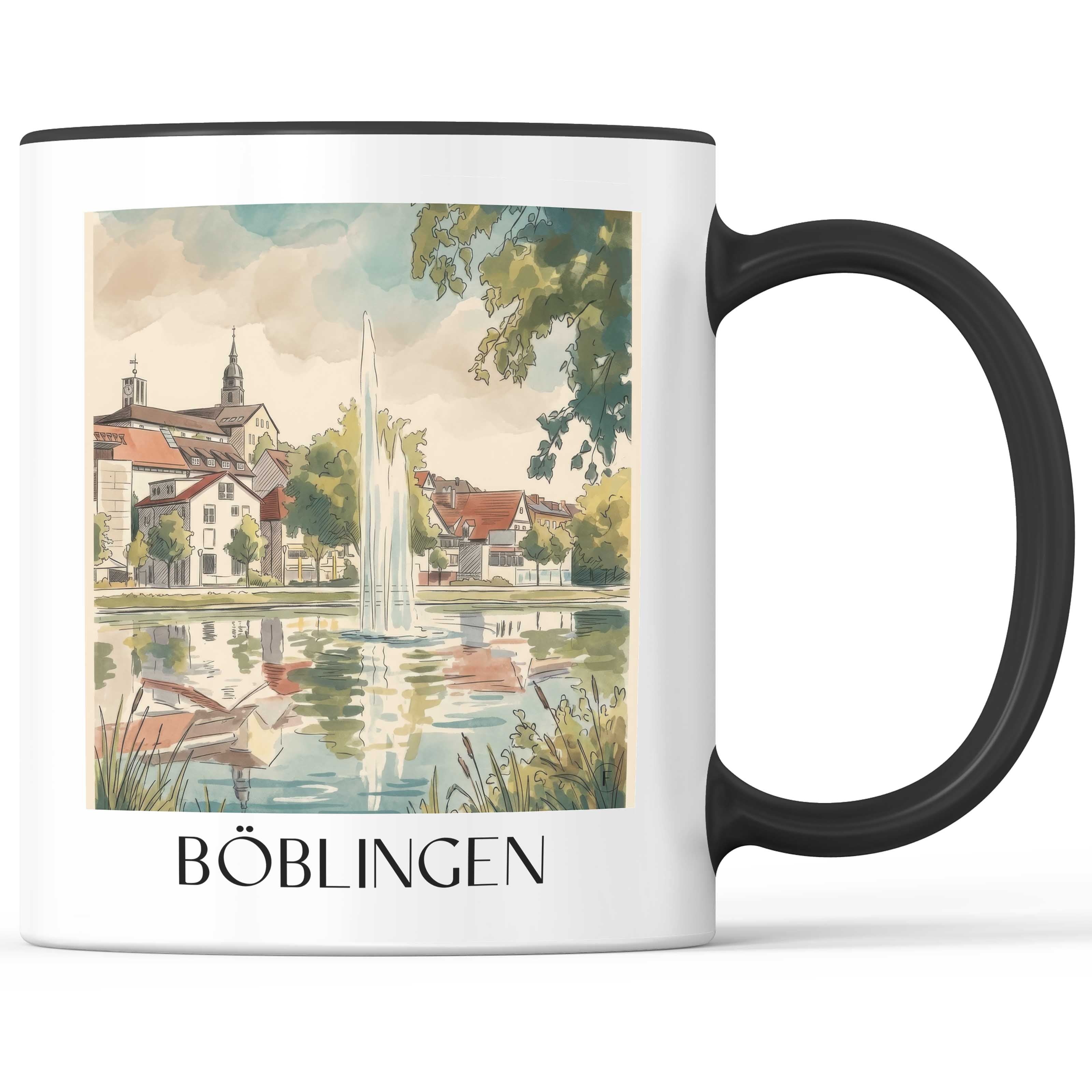 böblingen-deutschland-kaffeebecher-aquarell